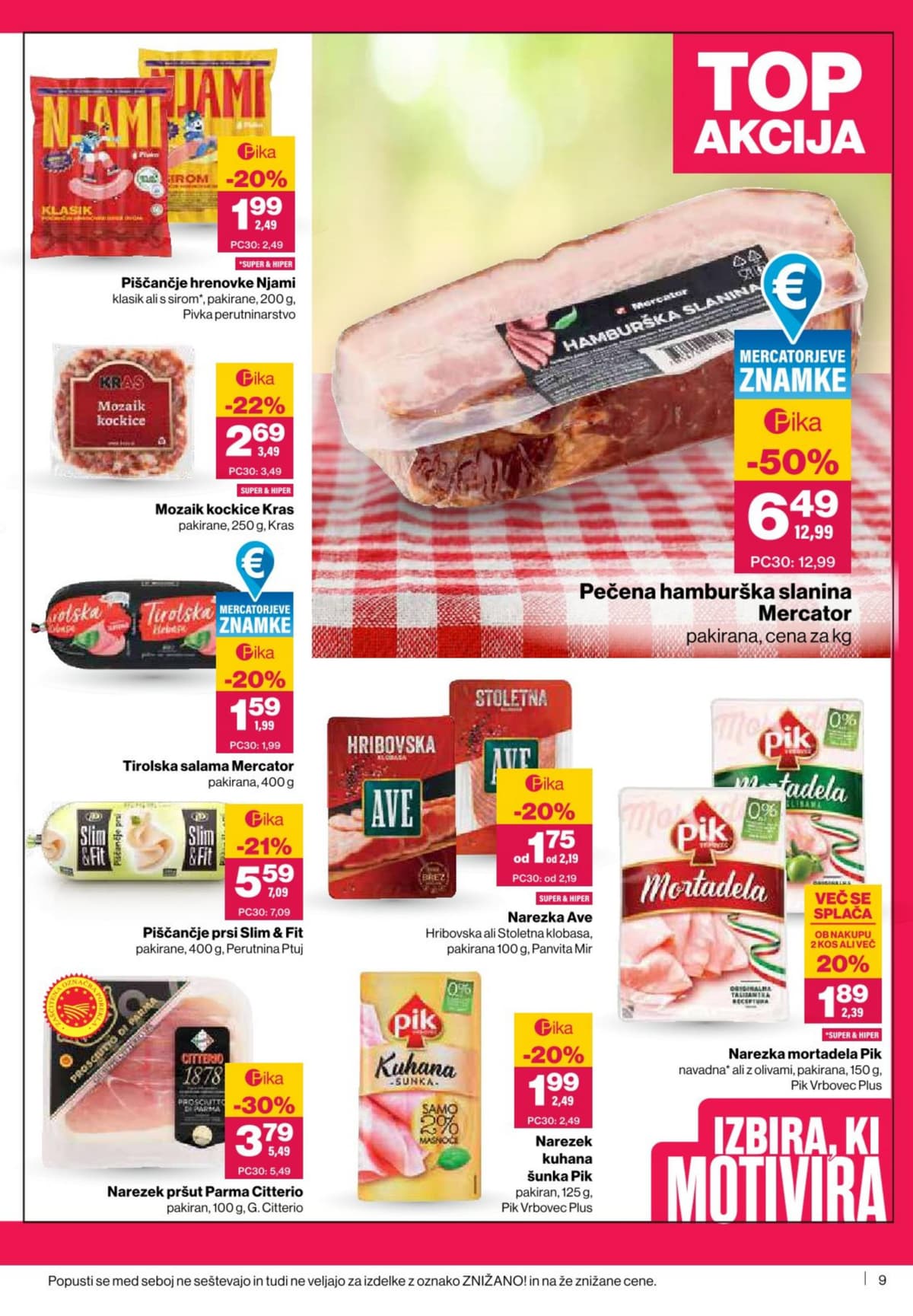 Stran 9. Mercator kataloga - Akcijska Ponudba
