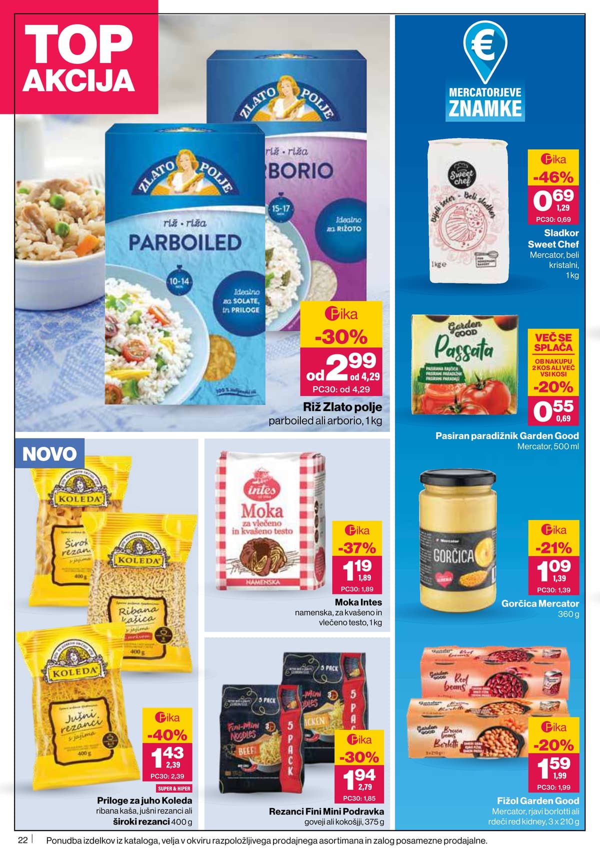 Stran 22. Mercator kataloga - Akcijska Ponudba
