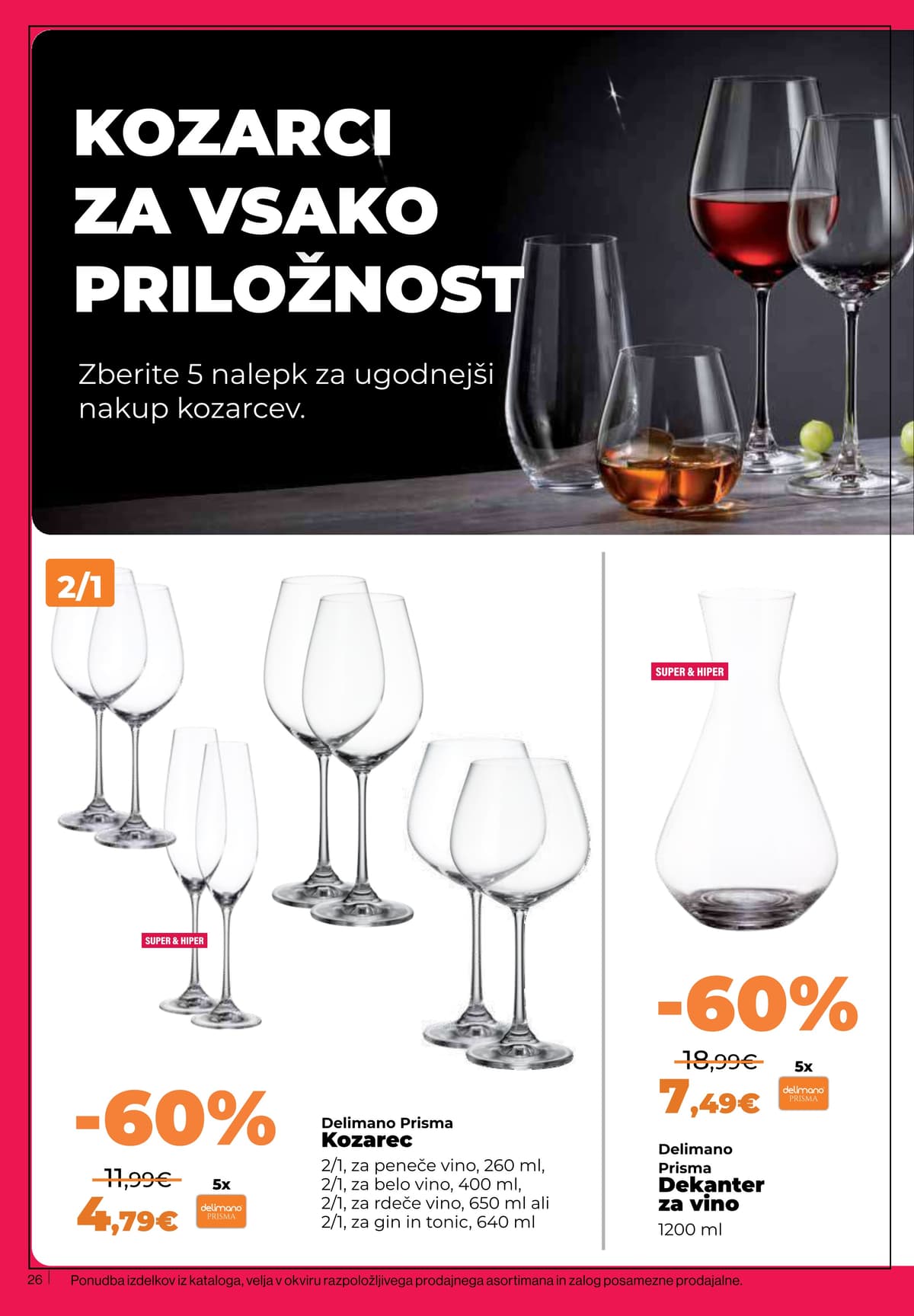 Stran 26. Mercator kataloga - Akcijska Ponudba od 23.06.2026