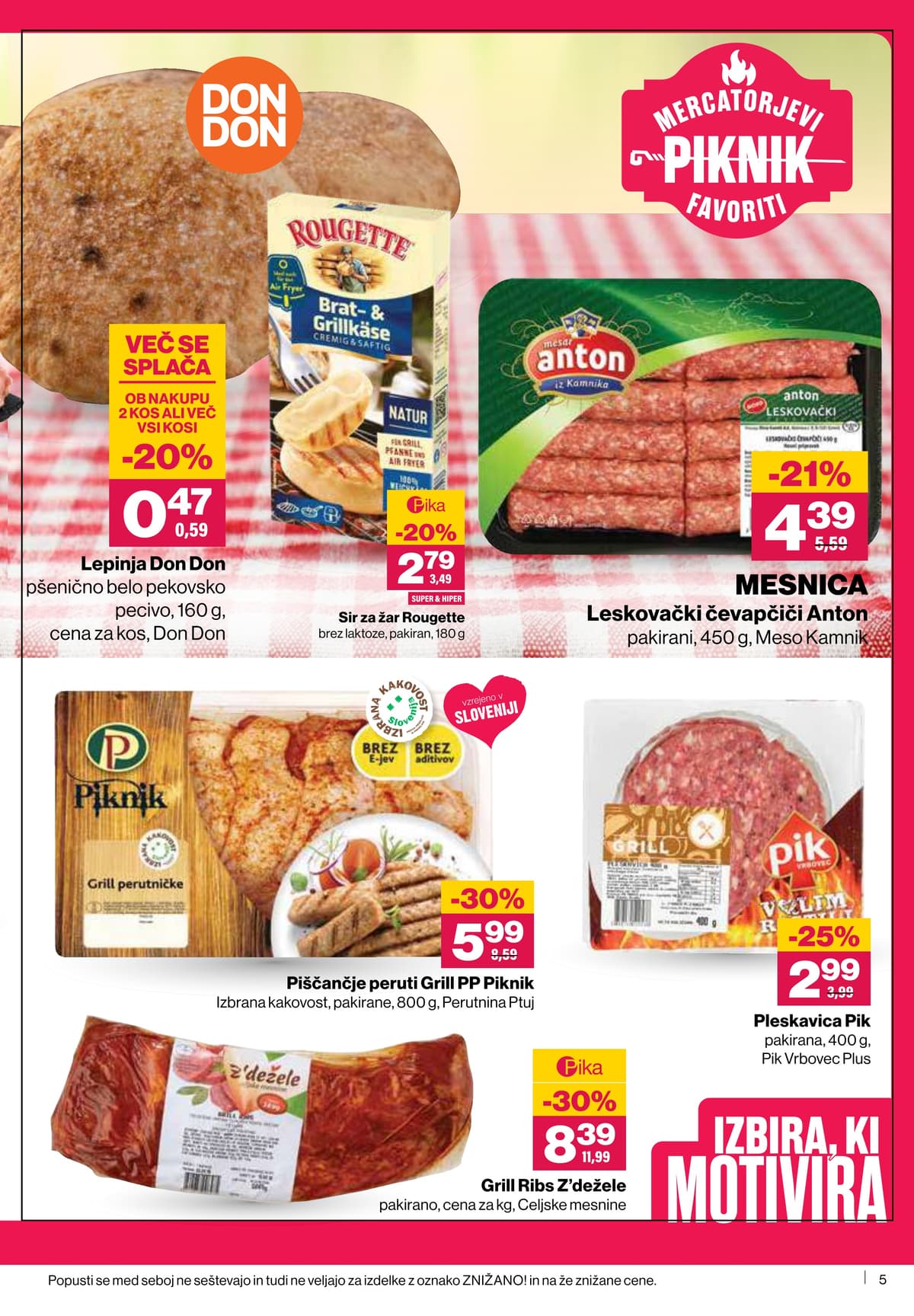Stran 5. Mercator kataloga - Akcijska Ponudba od 23.06.2026