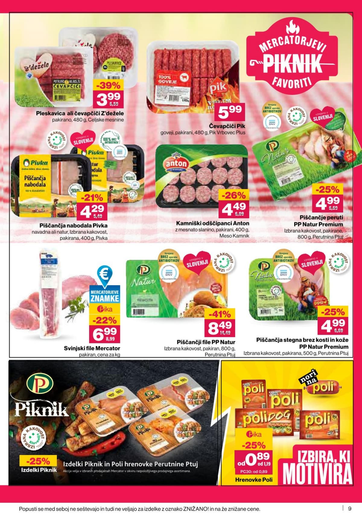 Stran 9. Mercator kataloga - Akcijska Ponudba