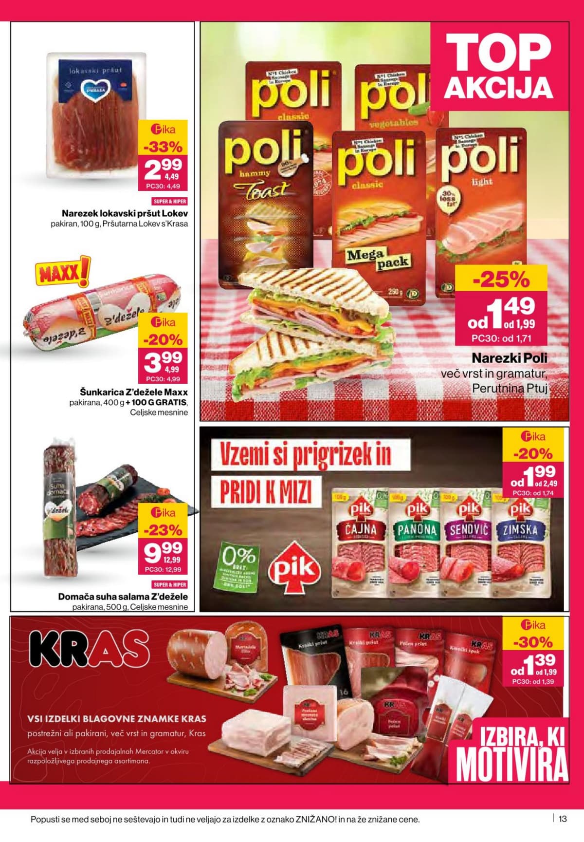 Stran 13. Mercator kataloga - Akcijska Ponudba od 01.07.2026