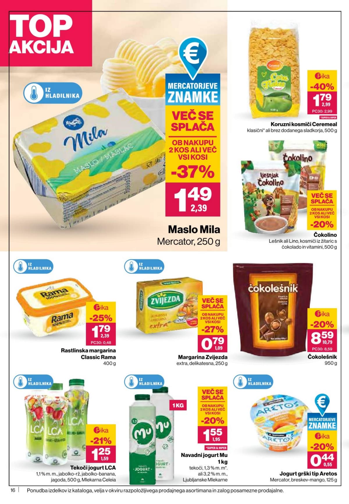 Stran 16. Mercator kataloga - Akcijska Ponudba