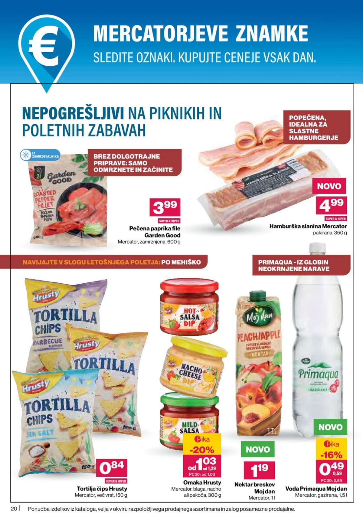 Stran 20. Mercator kataloga - Akcijska Ponudba od 01.07.2026