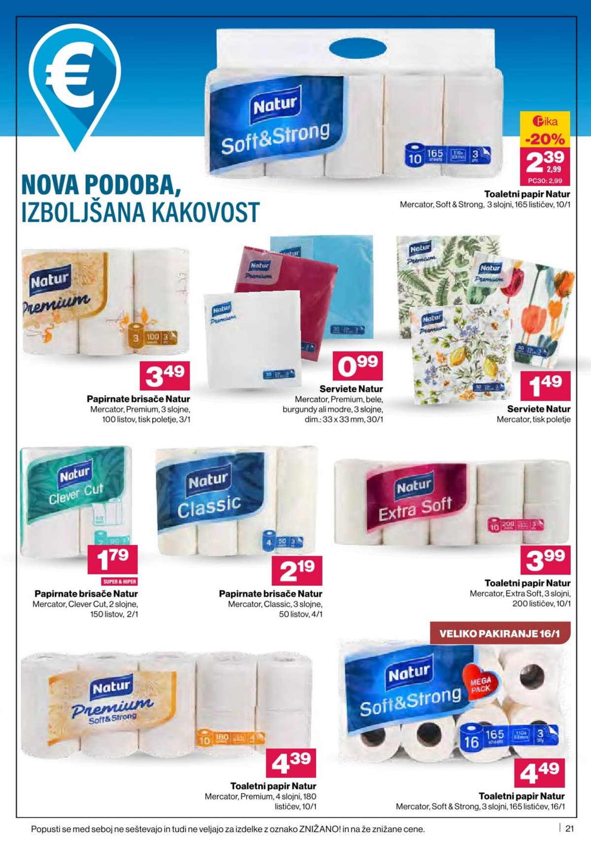 Stran 21. Mercator kataloga - Akcijska Ponudba