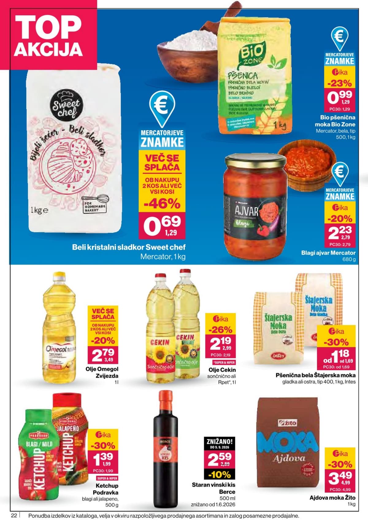 Stran 22. Mercator kataloga - Akcijska Ponudba