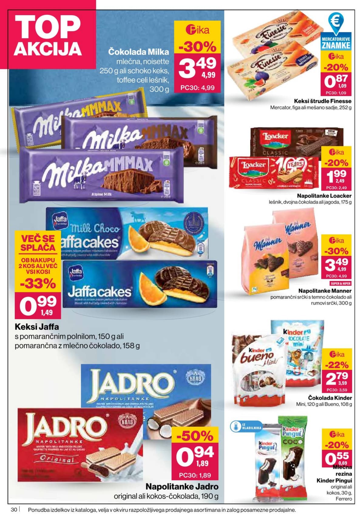 Stran 30. Mercator kataloga - Akcijska Ponudba