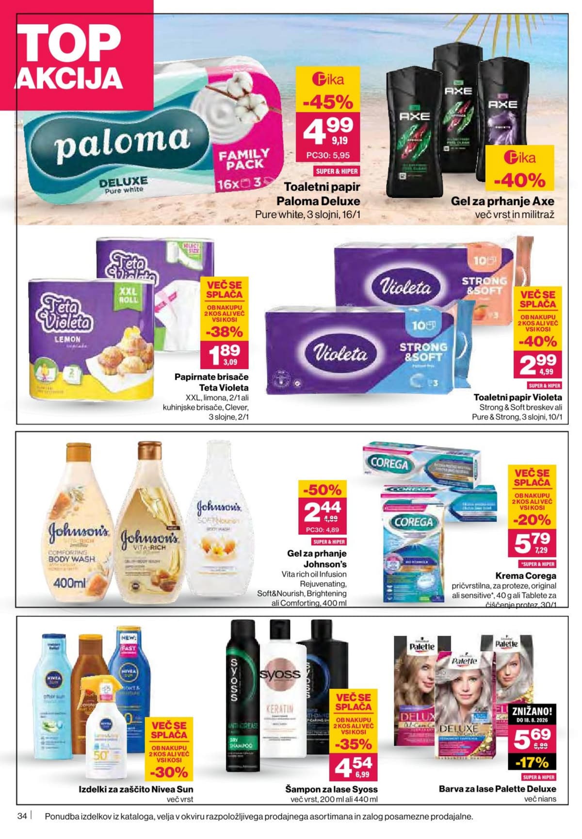 Stran 34. Mercator kataloga - Akcijska Ponudba
