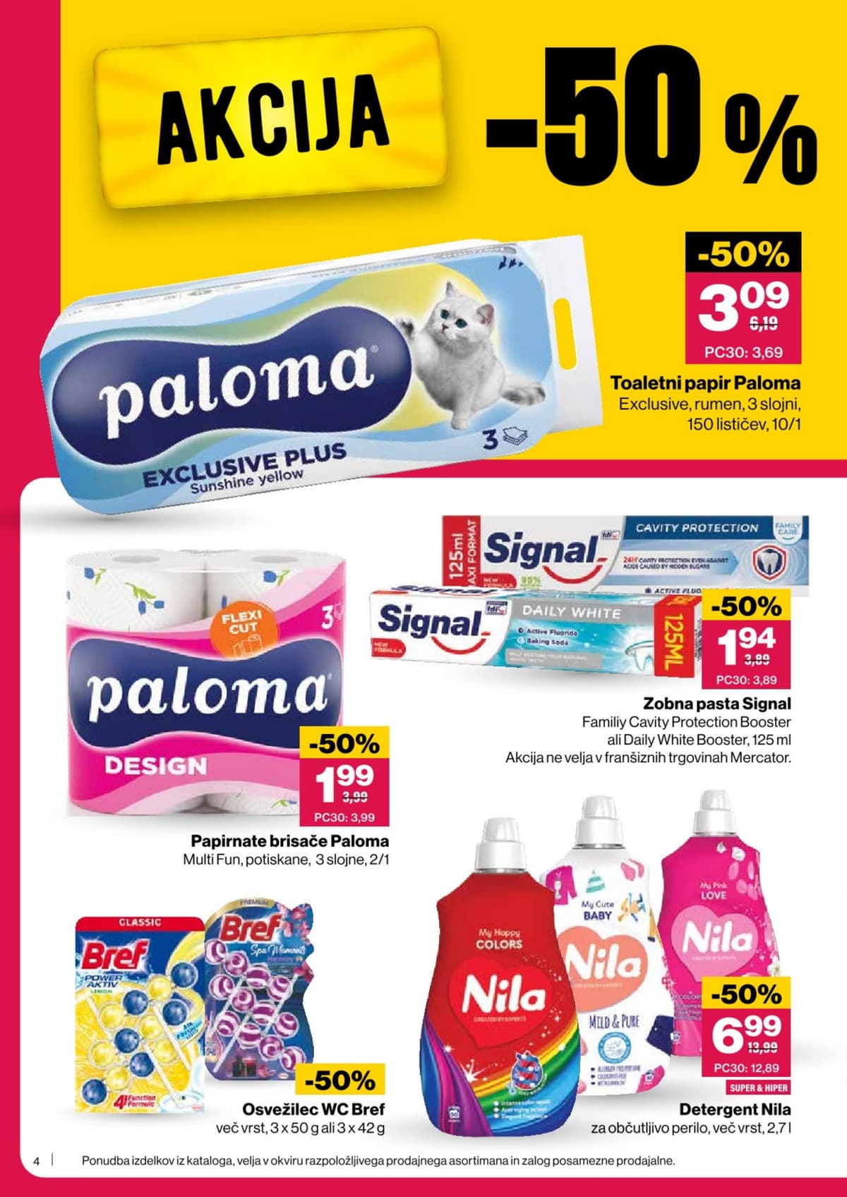 Stran 4. Mercator kataloga - Polna shramba za pol cene -50%