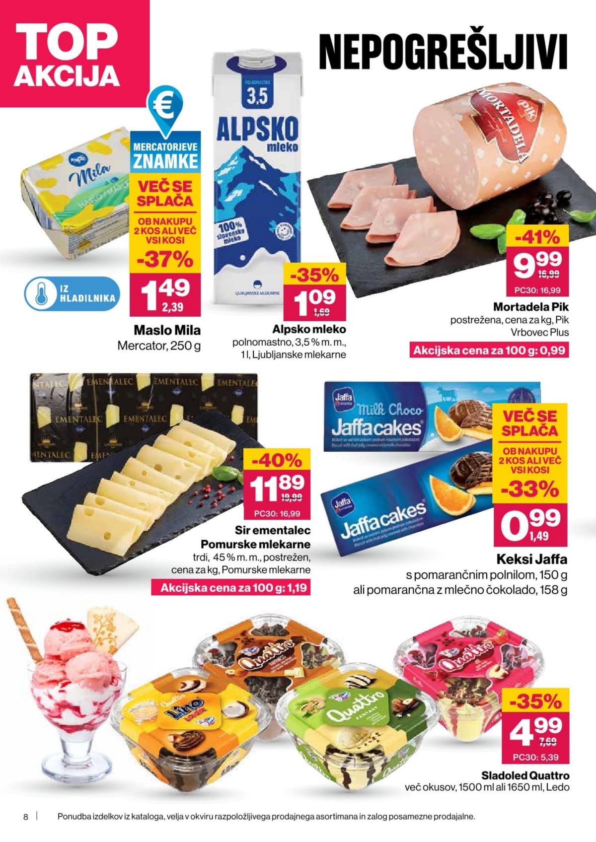 Stran 8. Mercator kataloga - Polna shramba za pol cene -50%