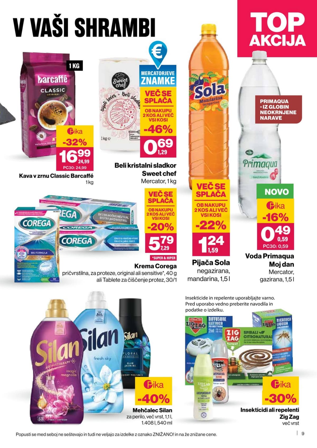 Stran 9. Mercator kataloga - Polna shramba za pol cene -50%