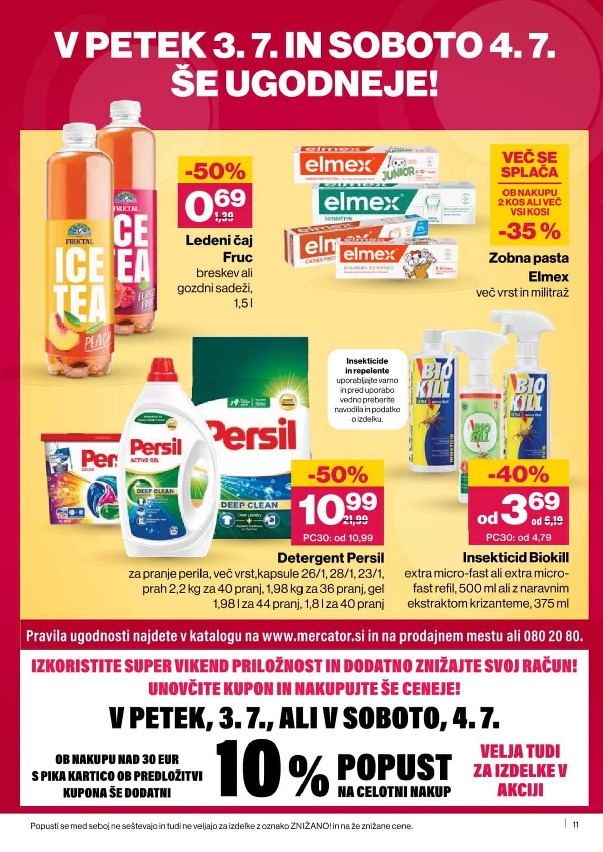Stran 11. Mercator kataloga - Polna shramba za pol cene -50%