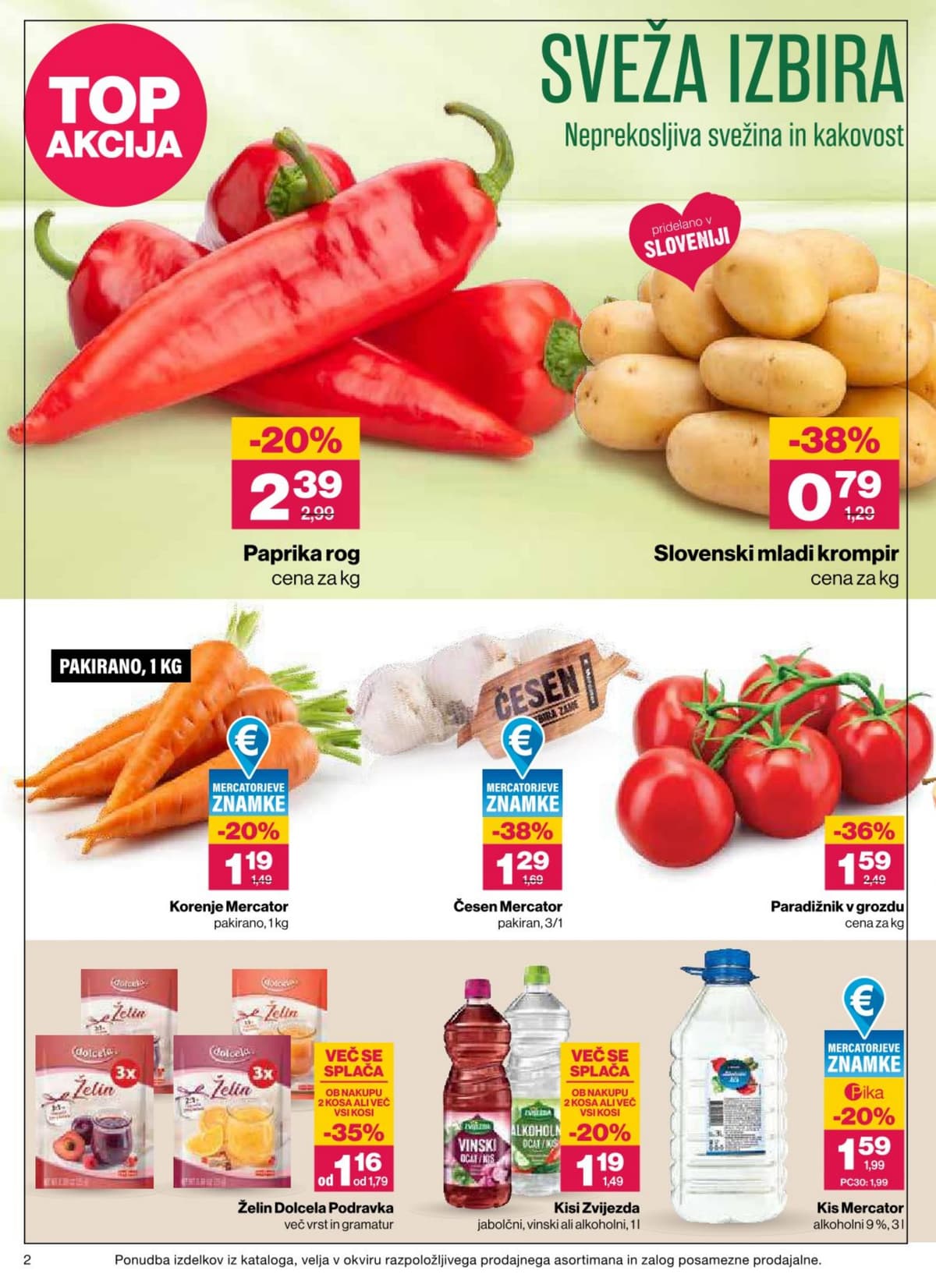 Stran 2. Mercator kataloga - Akcijska Ponudba