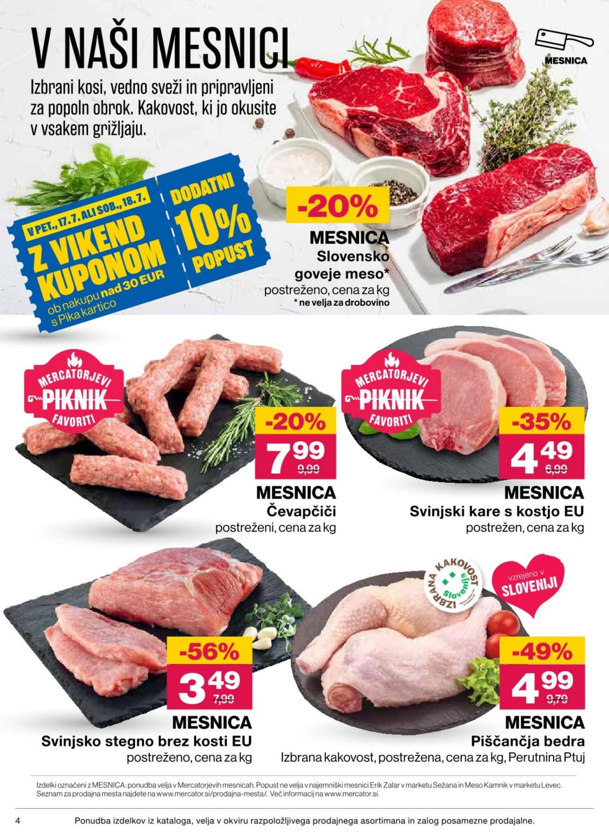 Stran 4. Mercator kataloga - Akcijska Ponudba od 14.07.2026