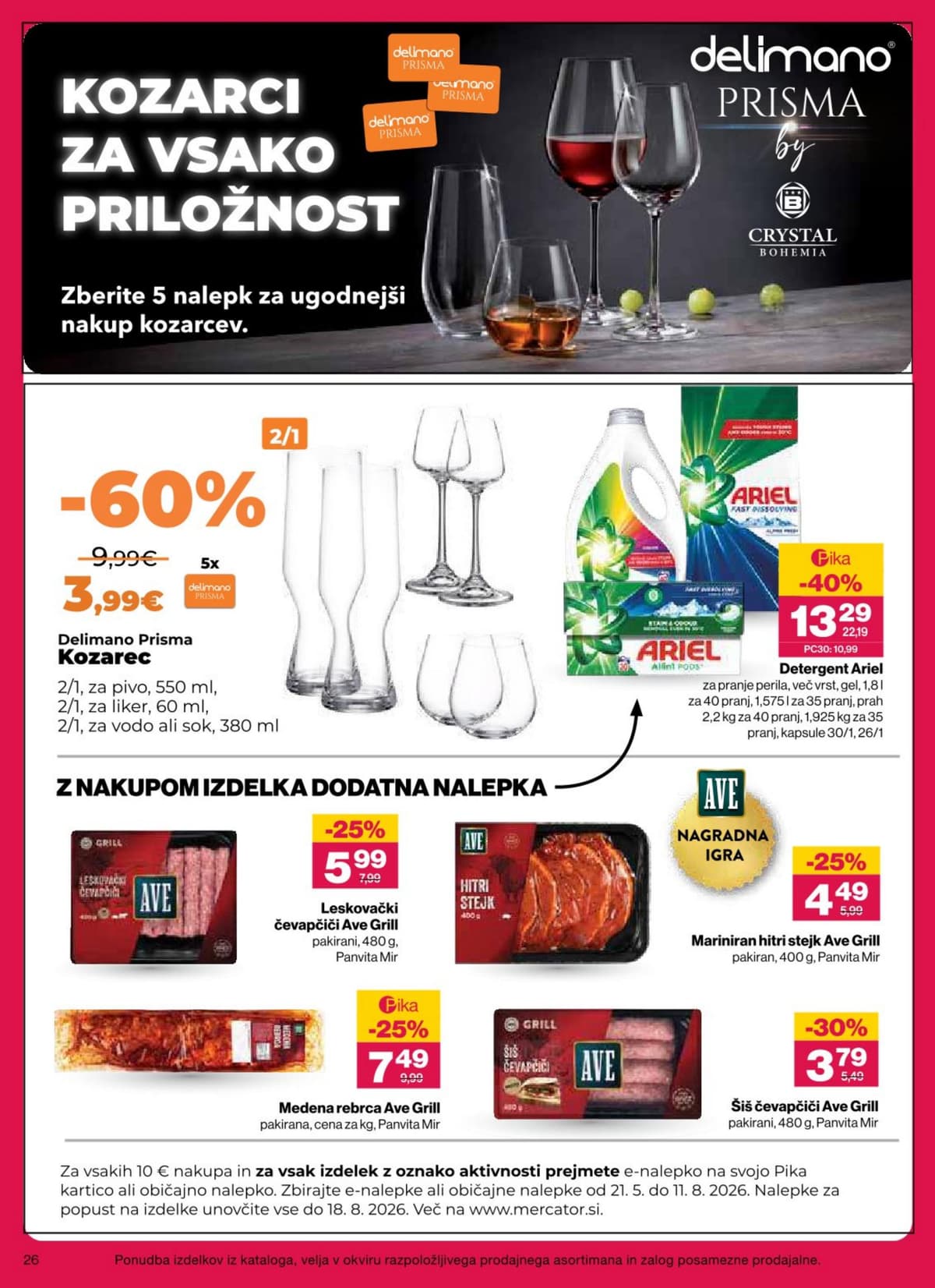 Stran 26. Mercator kataloga - Akcijska Ponudba od 14.07.2026
