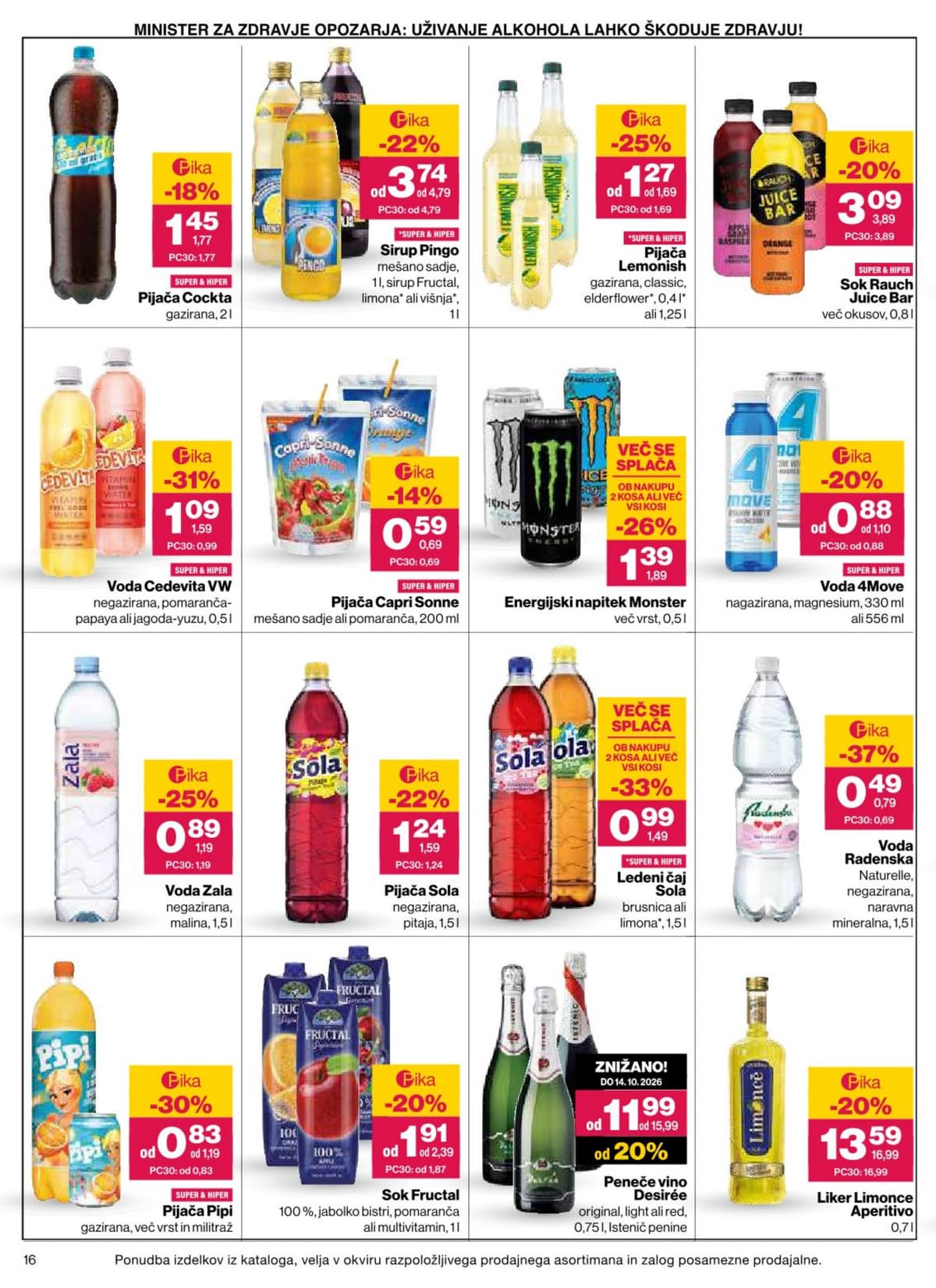 Stran 16. Mercator kataloga - Akcijska Ponudba