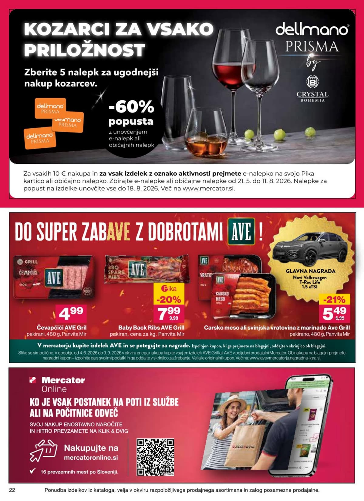 Stran 22. Mercator kataloga - Akcijska Ponudba od 21.07.2026