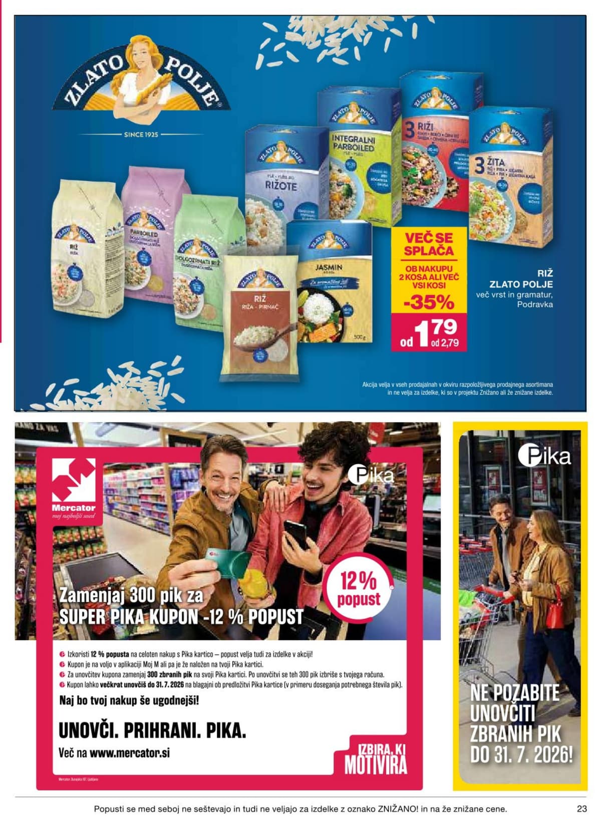 Stran 23. Mercator kataloga - Akcijska Ponudba