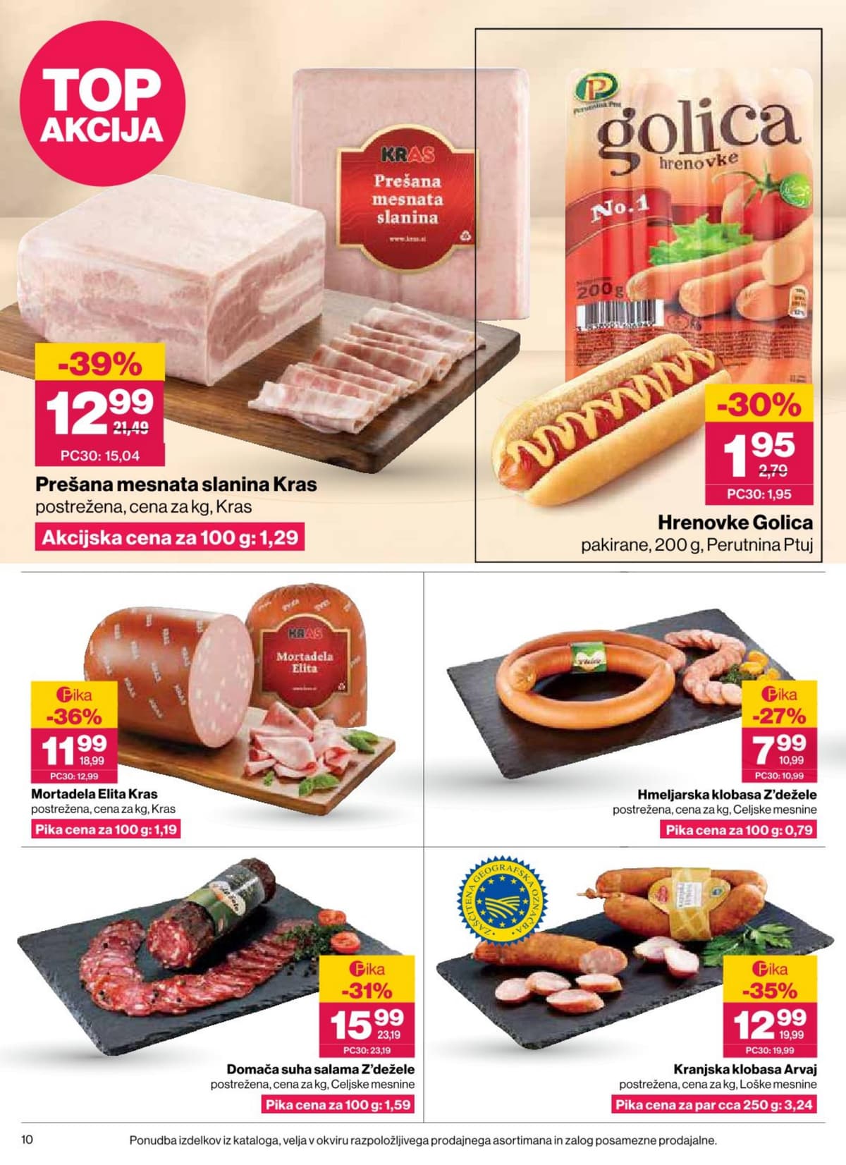 Stran 10. Mercator kataloga - Akcijska Ponudba
