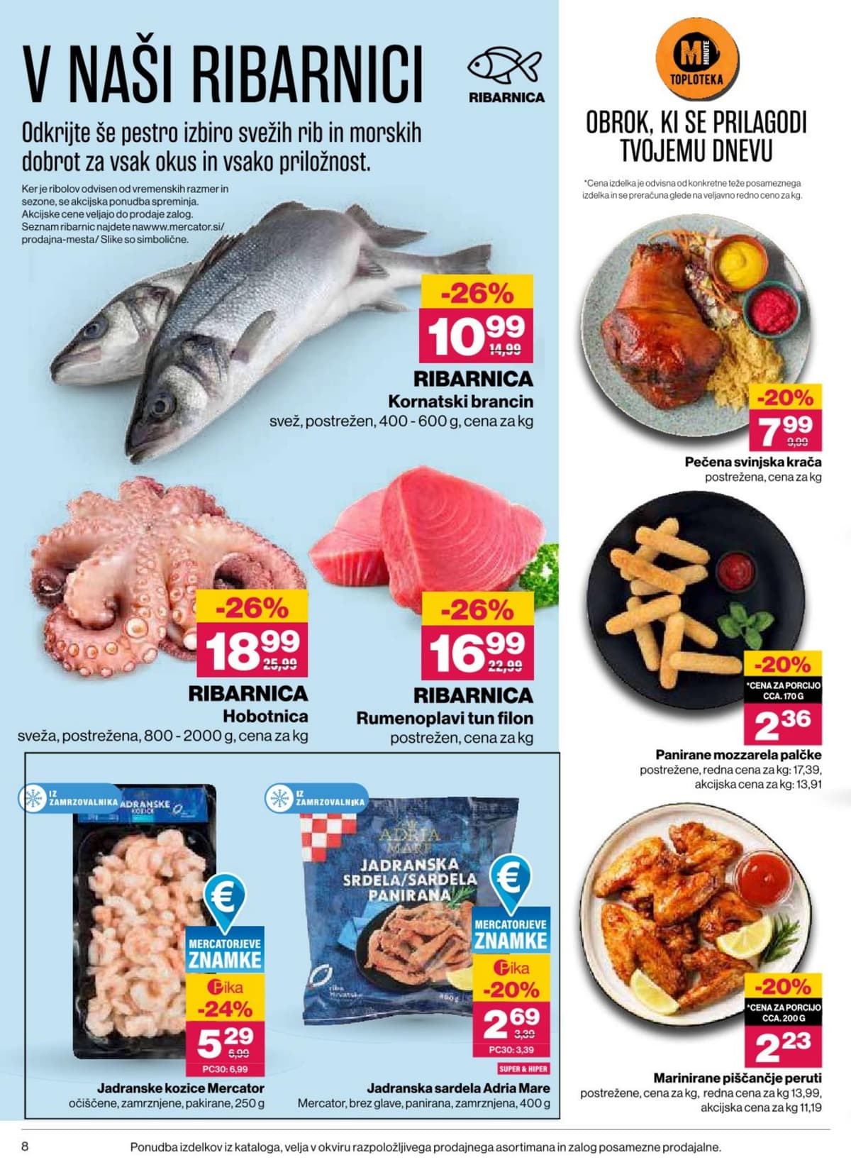 Stran 8. Mercator kataloga - Akcijska Ponudba od 28.07.2026