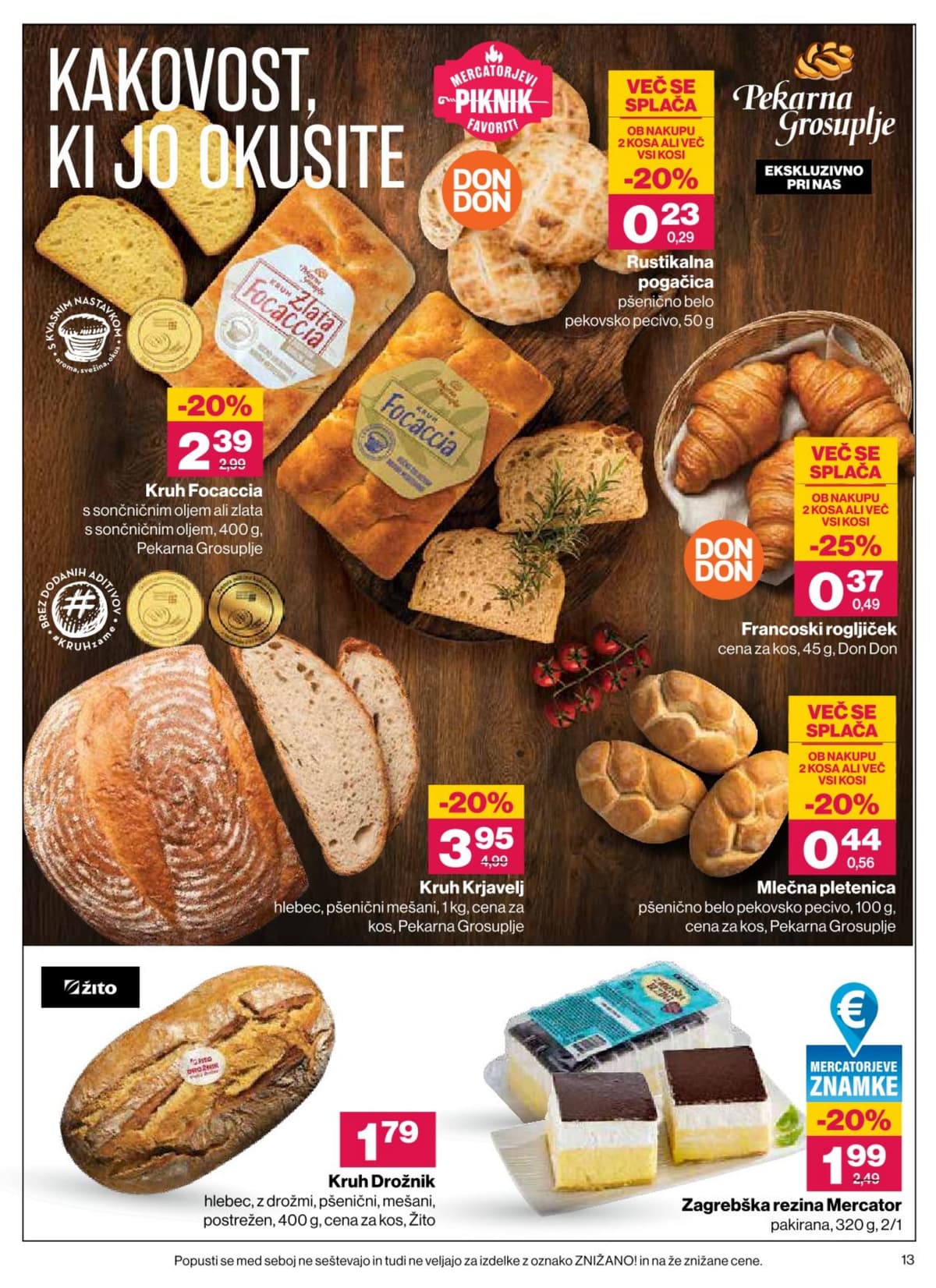 Stran 13. Mercator kataloga - Akcijska Ponudba od 28.07.2026
