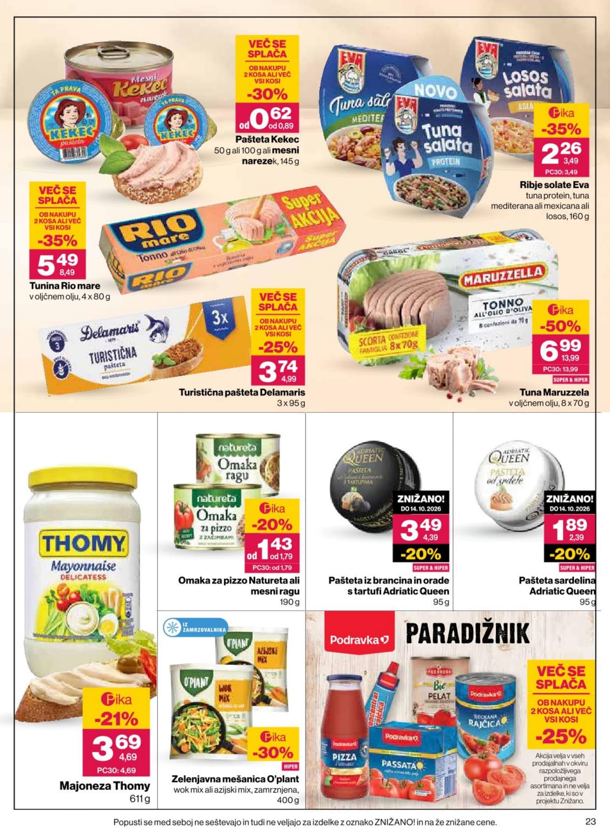 Stran 23. Mercator kataloga - Akcijska Ponudba od 28.07.2026