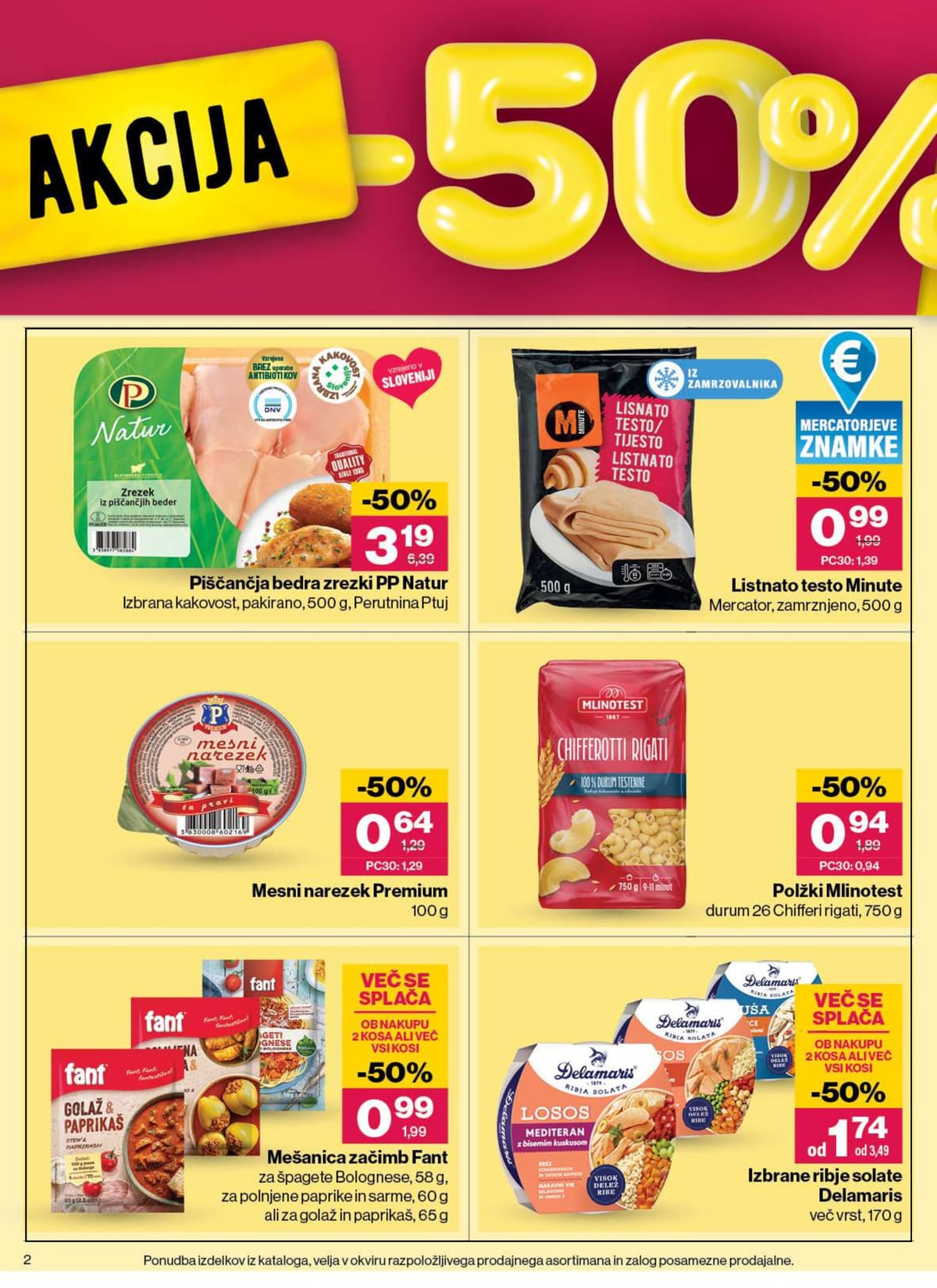 Stran 2. Mercator kataloga - Akcijska Ponudba