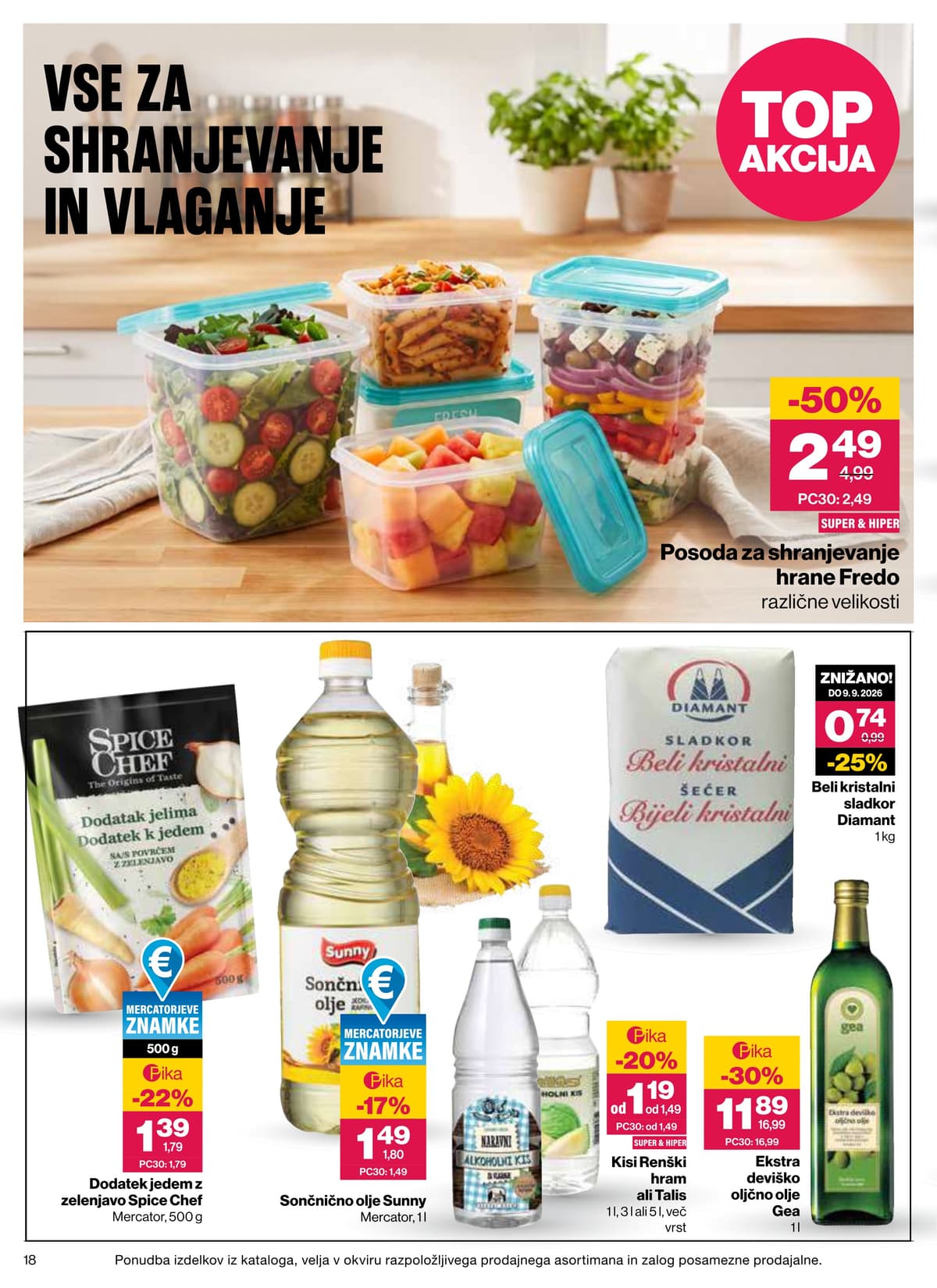 Stran 18. Mercator kataloga - Akcijska Ponudba