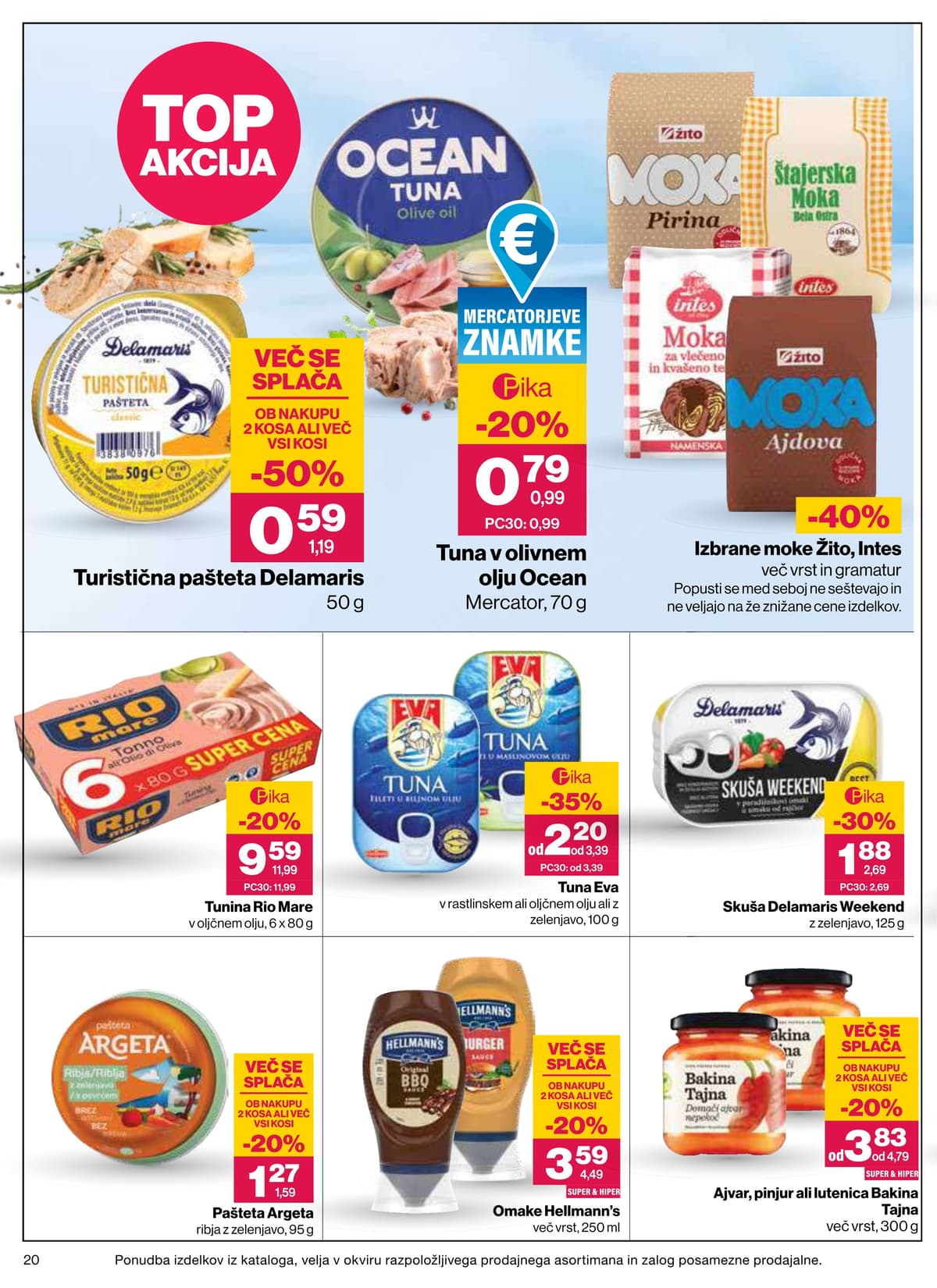 Stran 20. Mercator kataloga - Akcijska Ponudba od 12.08.2026.