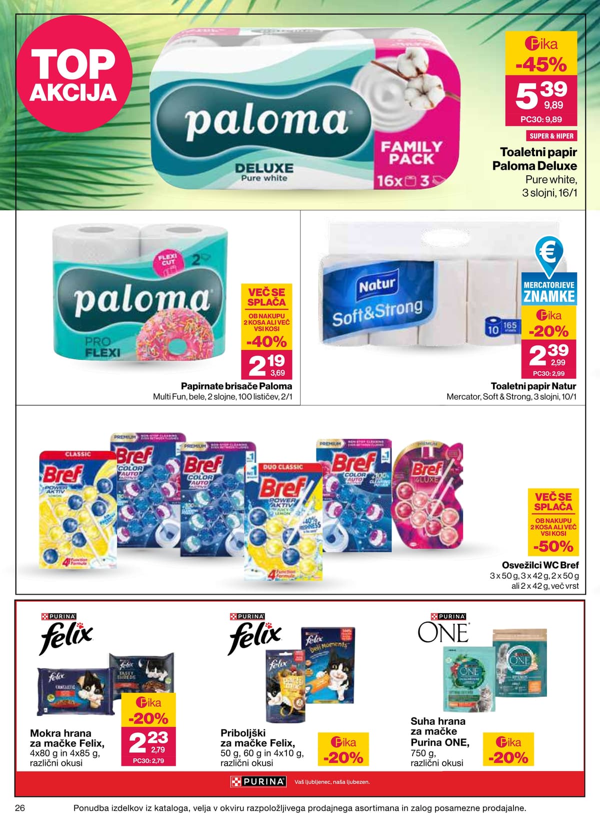 Stran 26. Mercator kataloga - Akcijska Ponudba