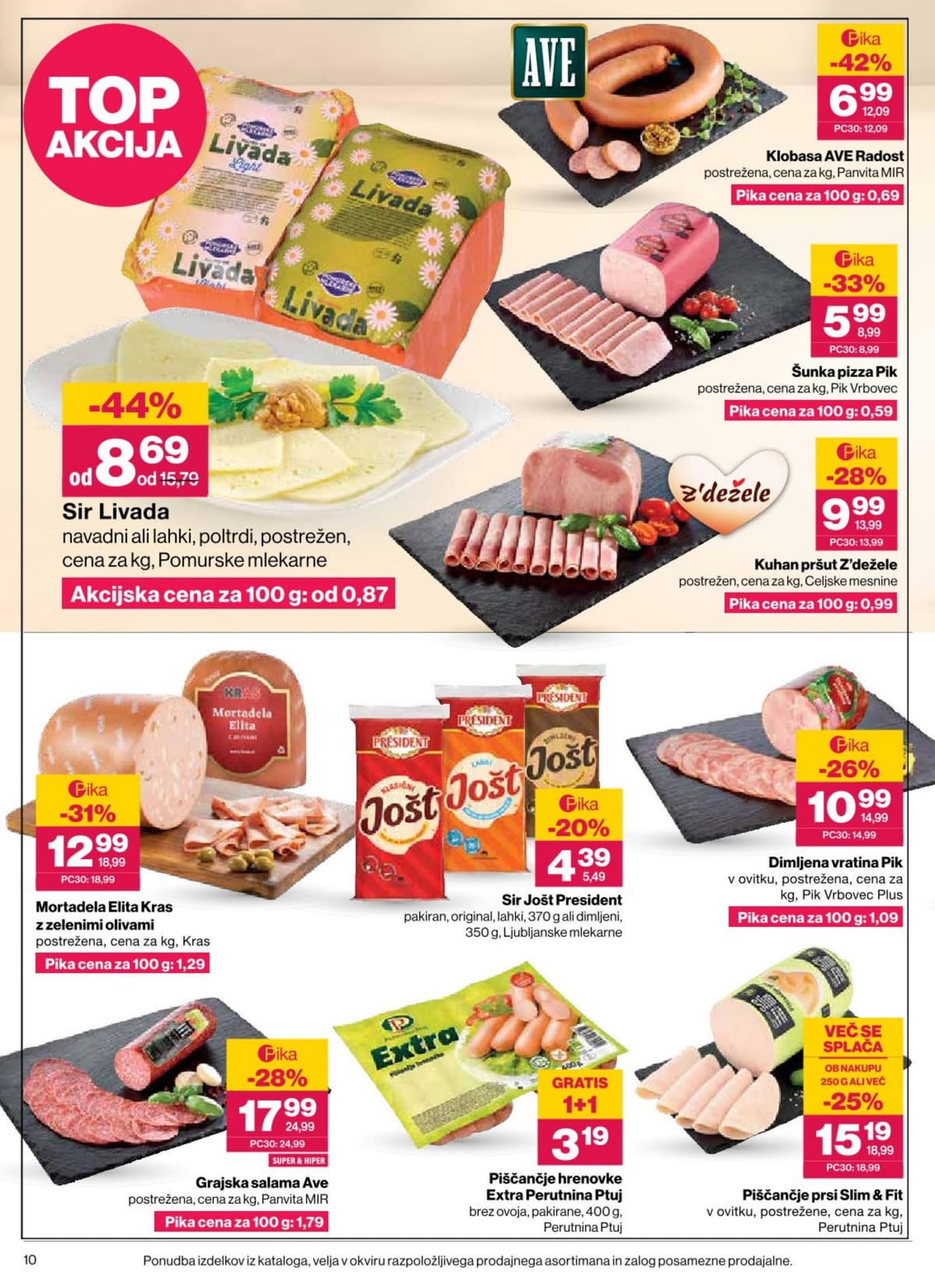Stran 10. Mercator kataloga - Akcijska Ponudba