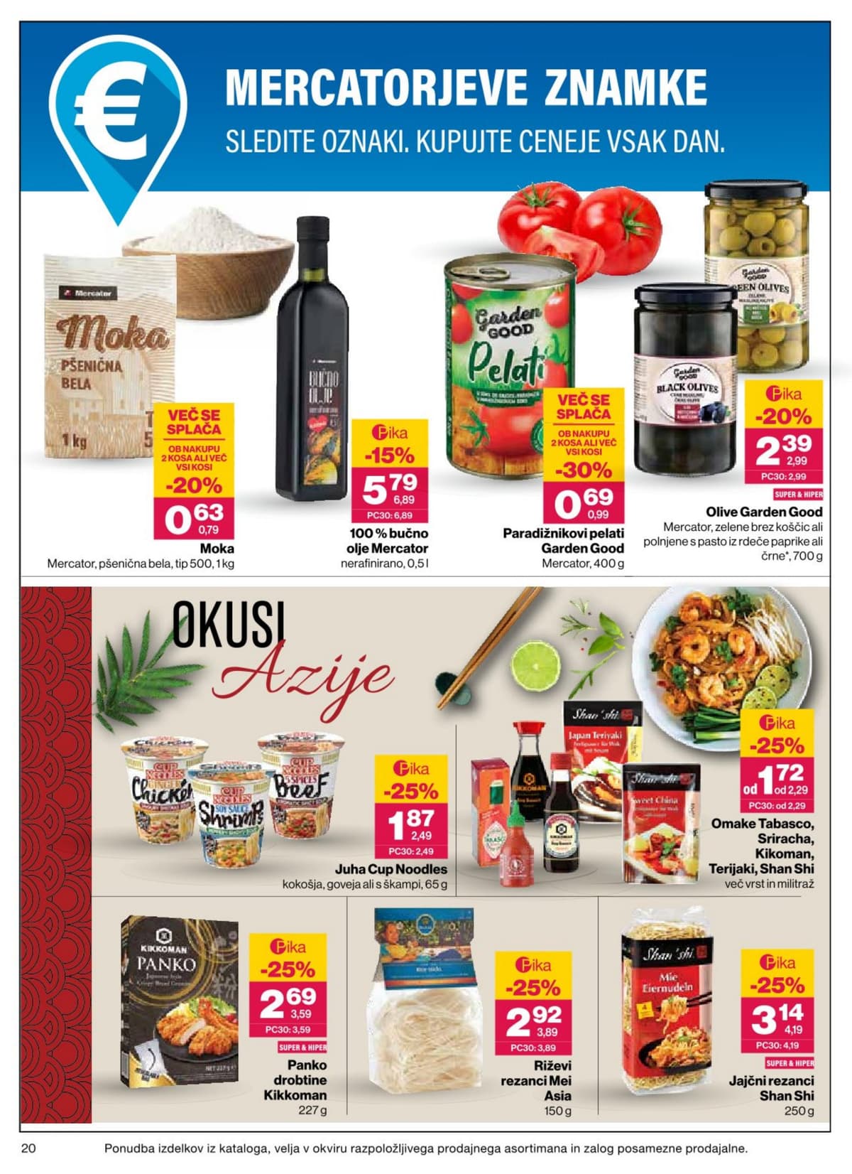 Stran 20. Mercator kataloga - Akcijska Ponudba od 19.08.2026.