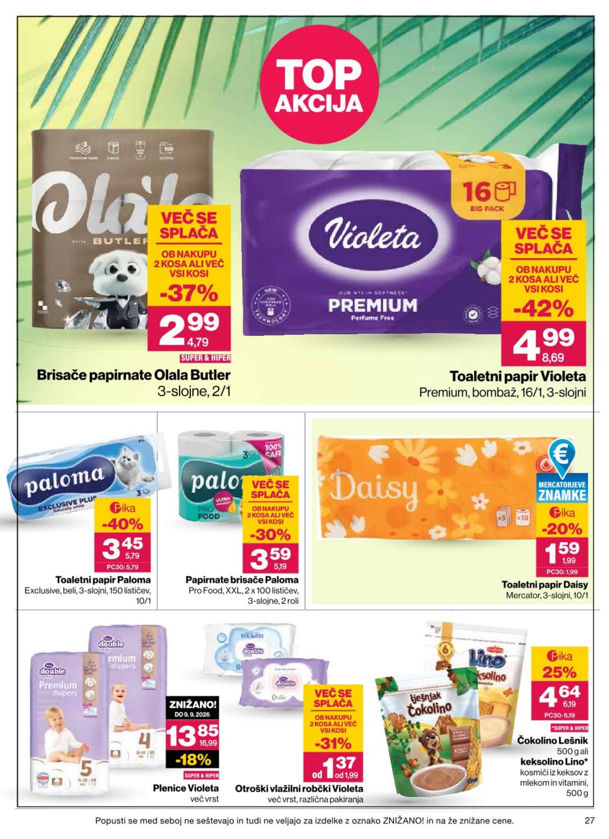 Stran 27. Mercator kataloga - Akcijska Ponudba