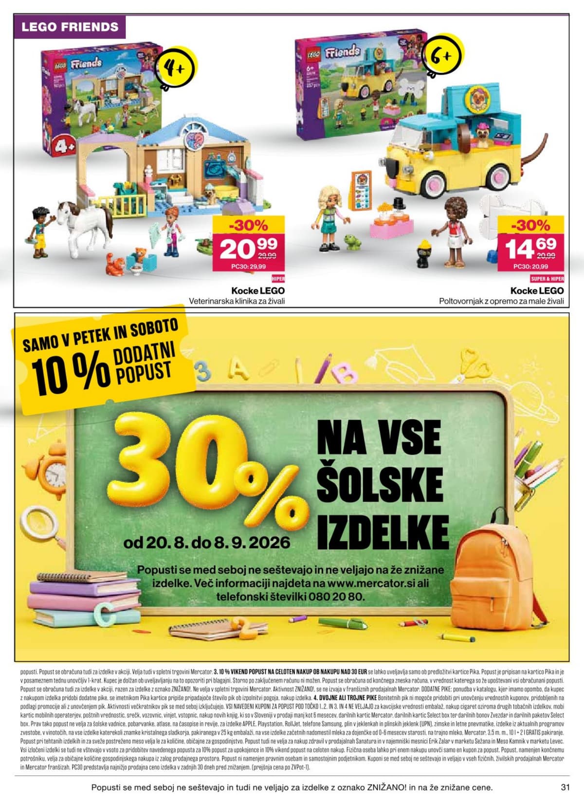 Stran 31. Mercator kataloga - Akcijska Ponudba od 19.08.2026.