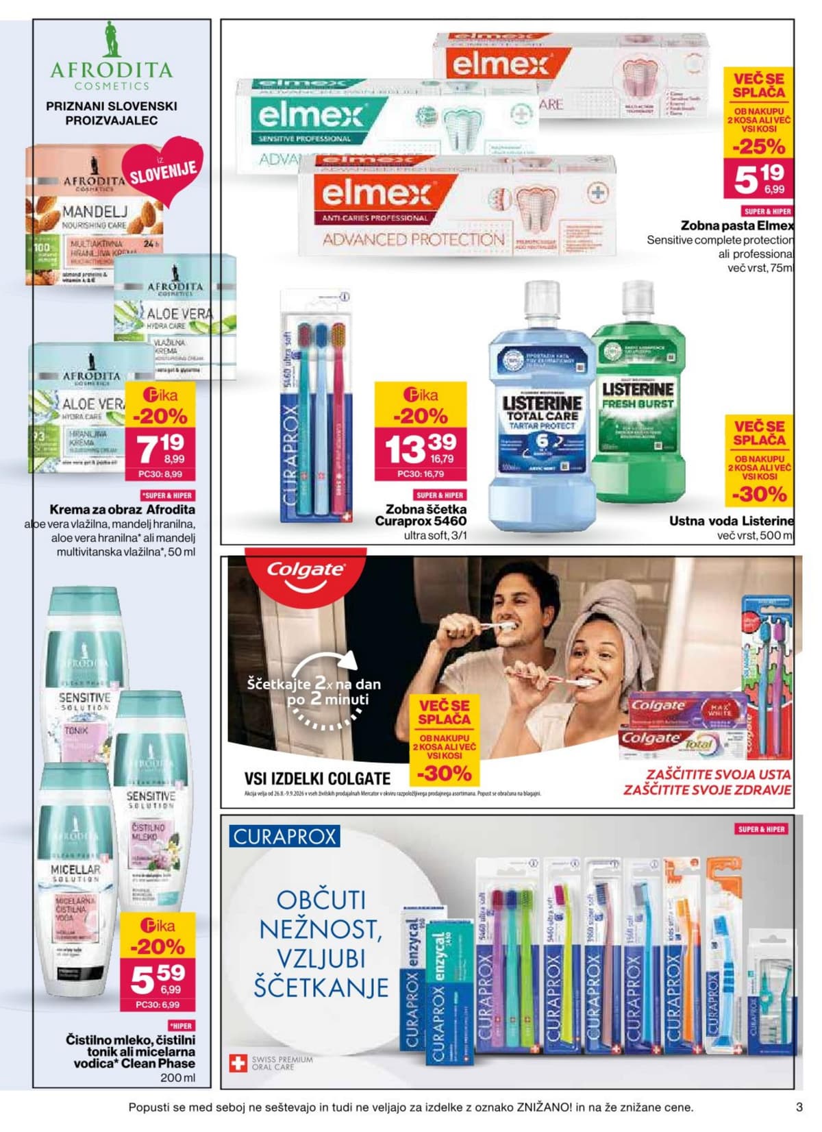 Stran 3. Mercator kataloga - Kozmetika od 25.08.2026.