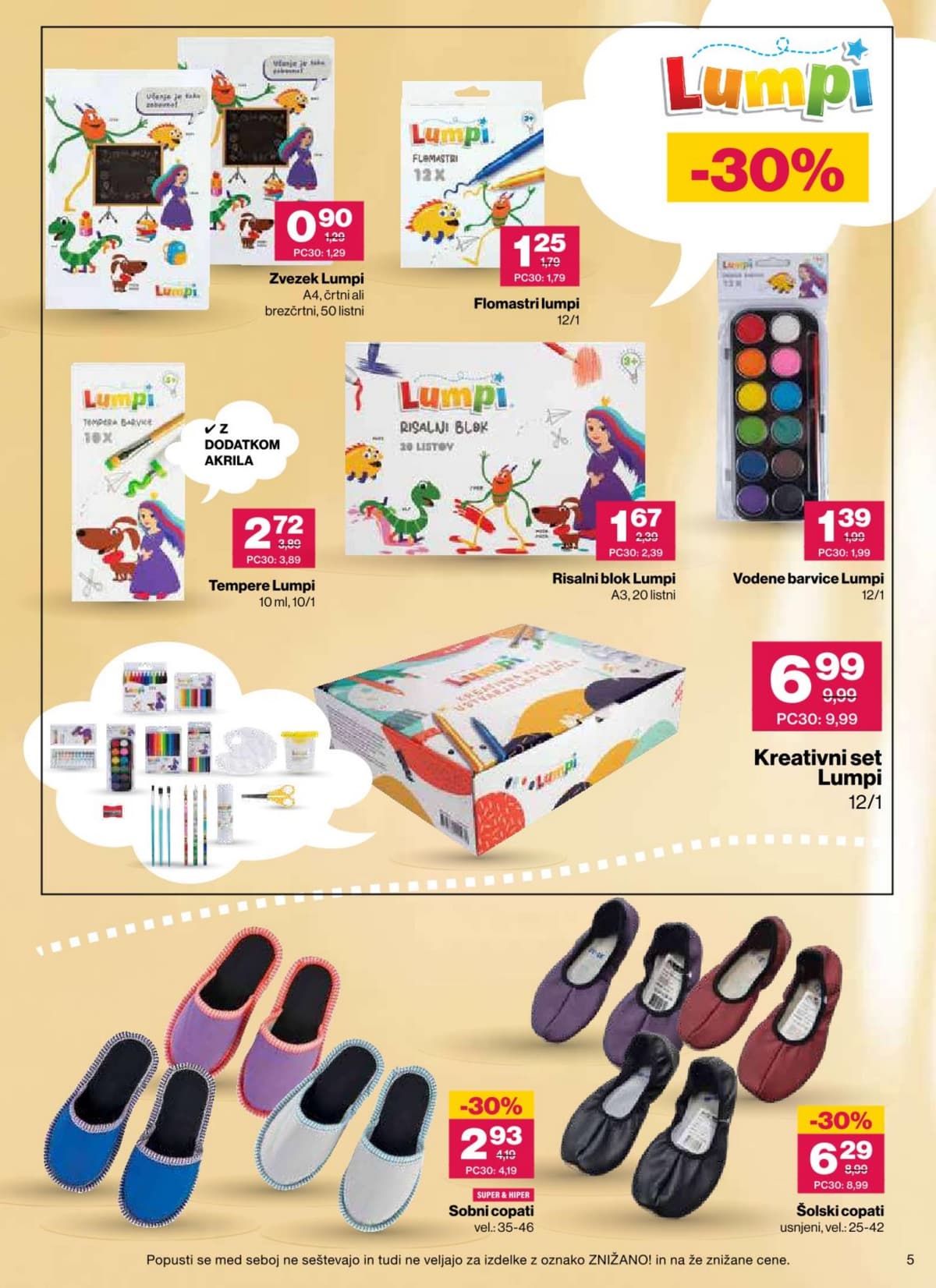 Stran 5. Mercator kataloga - Šola od 25.08.2026.