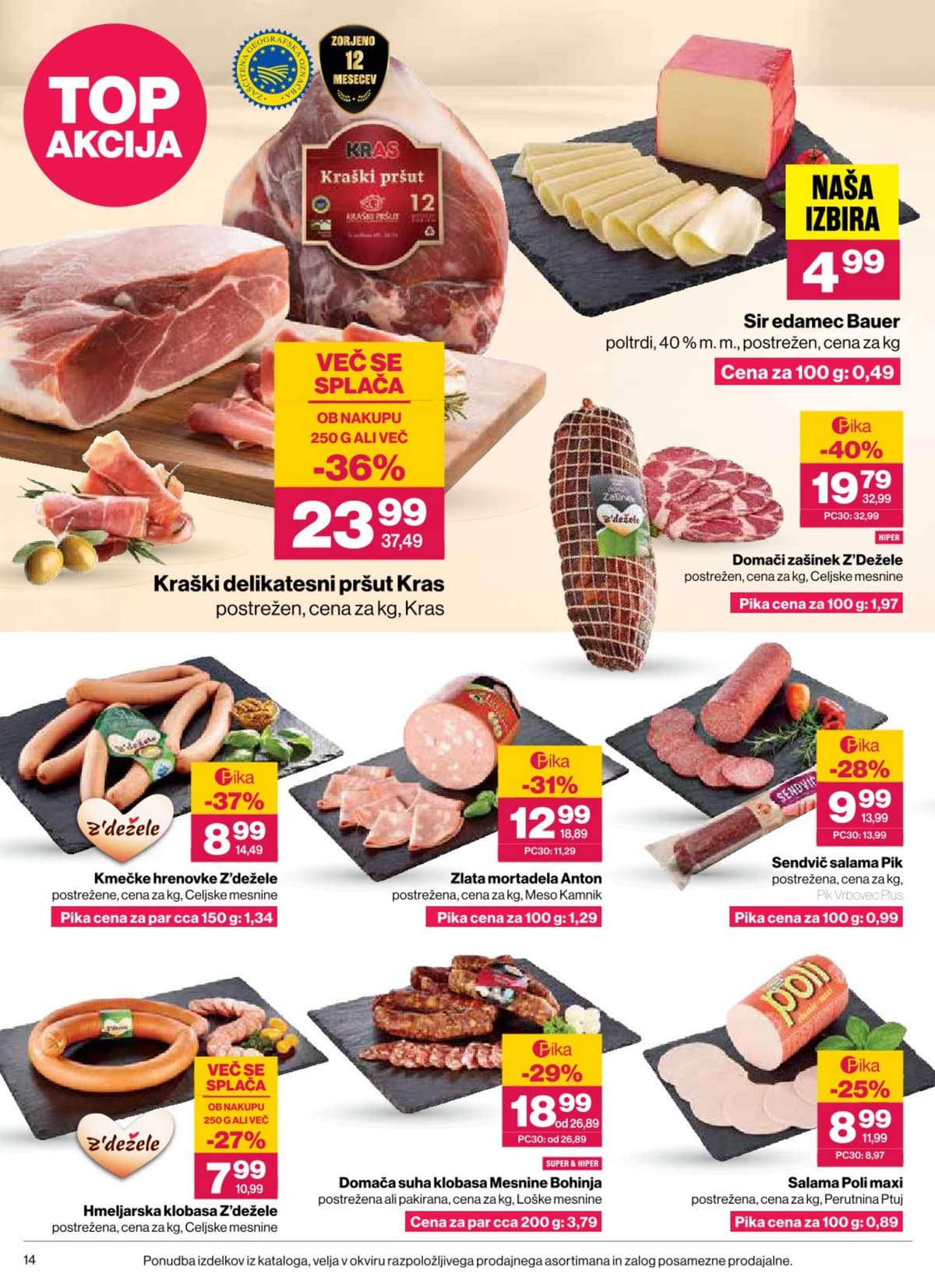 Stran 14. Mercator kataloga - Akcijska Ponudba od 26.08.2026.