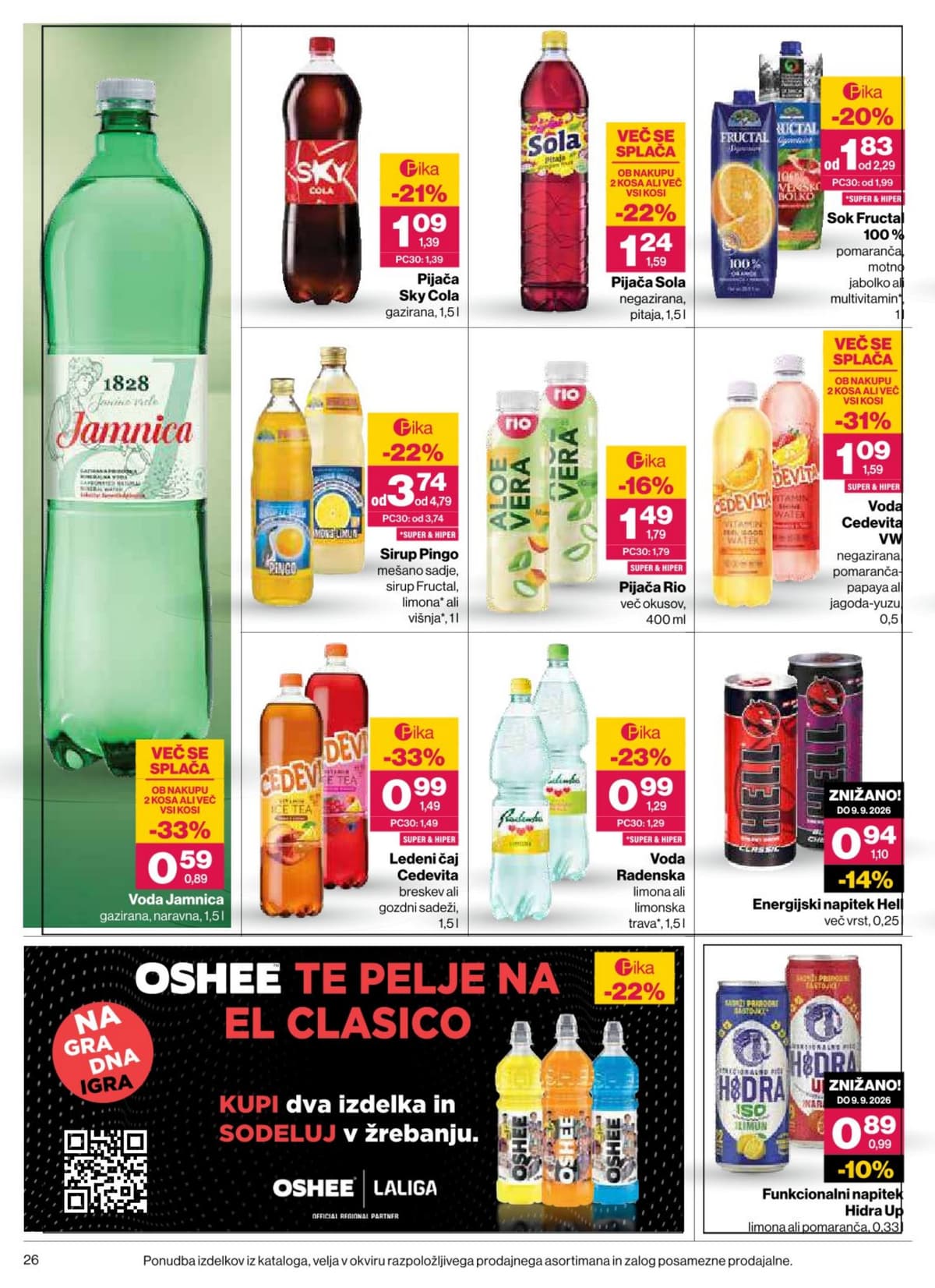 Stran 26. Mercator kataloga - Akcijska Ponudba od 26.08.2026.