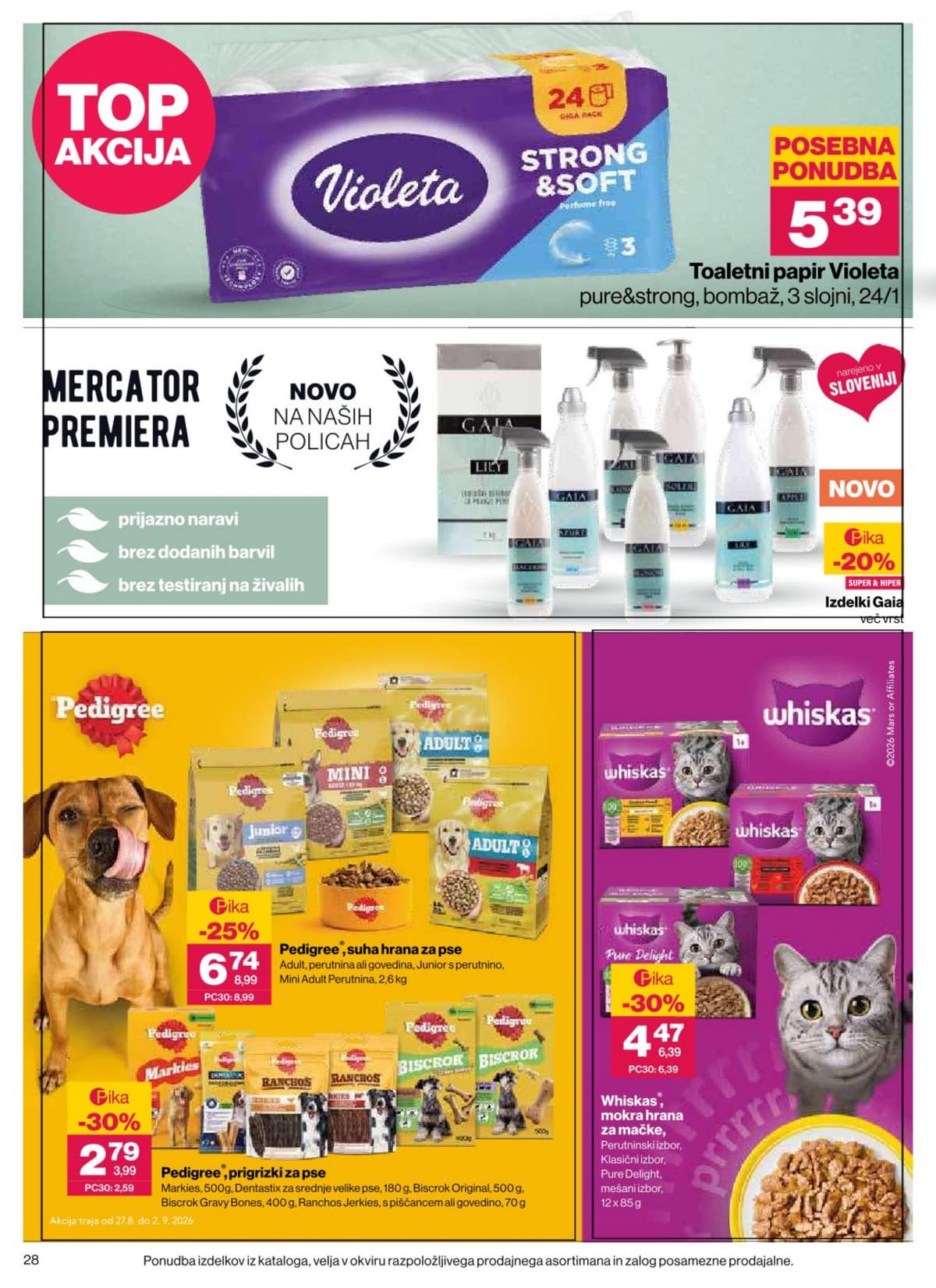 Stran 28. Mercator kataloga - Akcijska Ponudba
