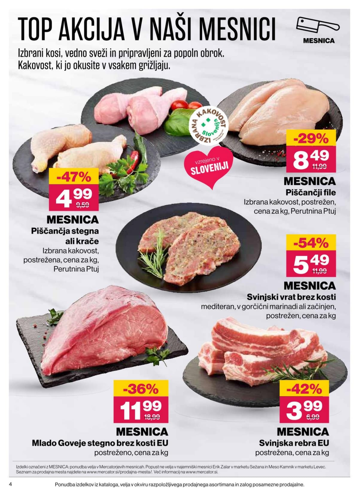Stran 4. Mercator kataloga - Akcijska Ponudba od 03.09.2026.