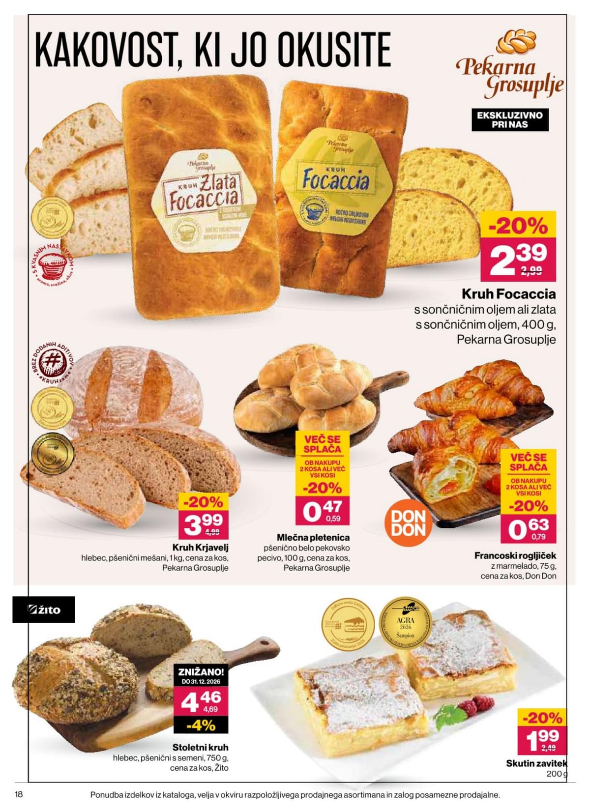 Stran 18. Mercator kataloga - Akcijska Ponudba od 03.09.2026.