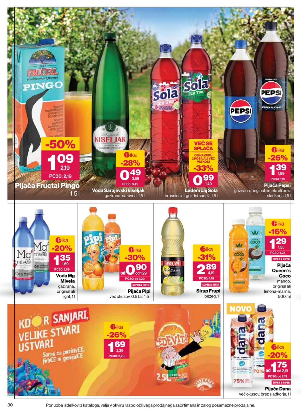 Stran 30. Mercator kataloga - Akcijska Ponudba od 03.09.2026.
