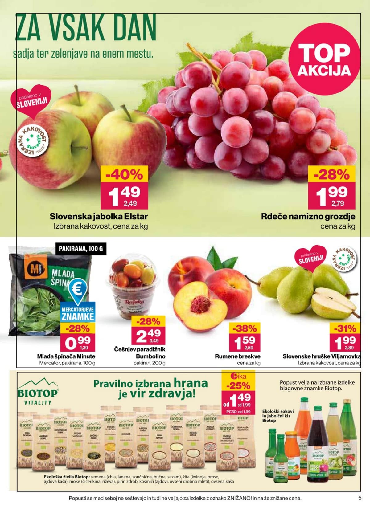 Stran 5. Mercator kataloga - Akcijska Ponudba od 09.09.2026.