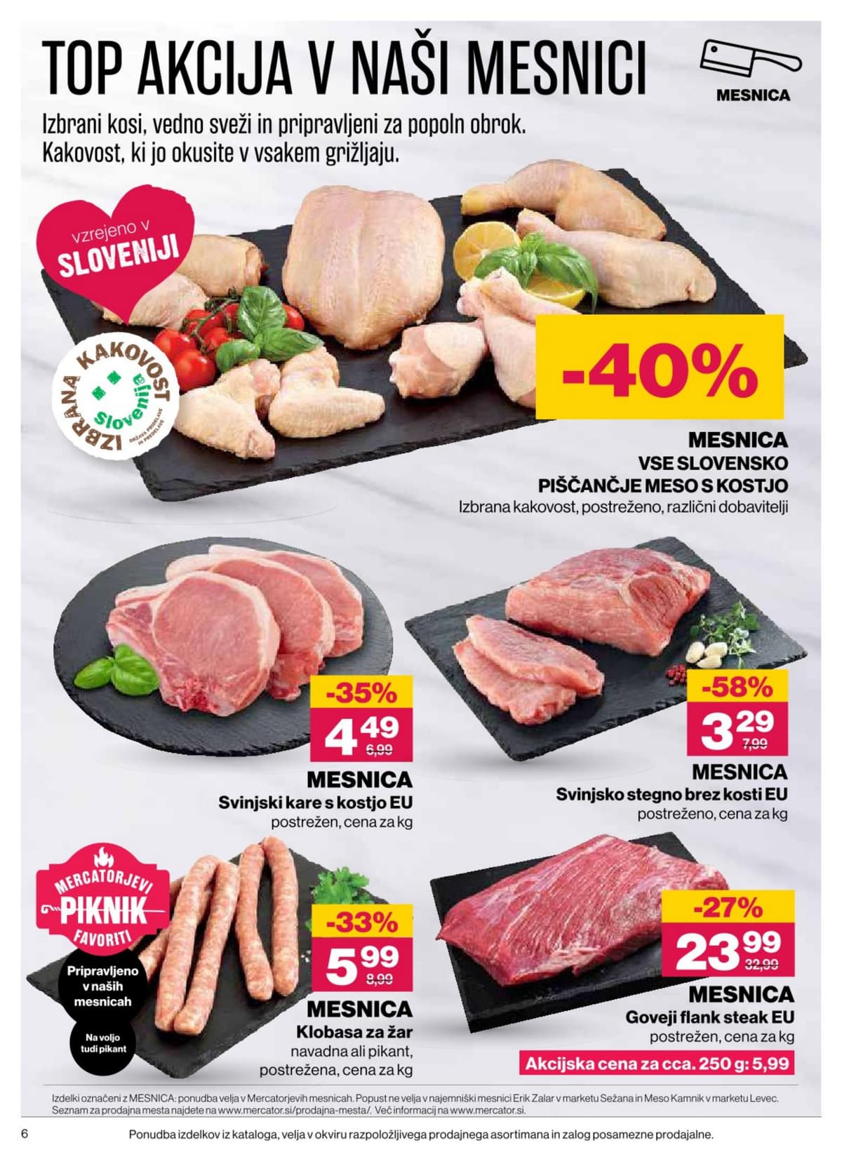 Stran 6. Mercator kataloga - Akcijska Ponudba od 09.09.2026.