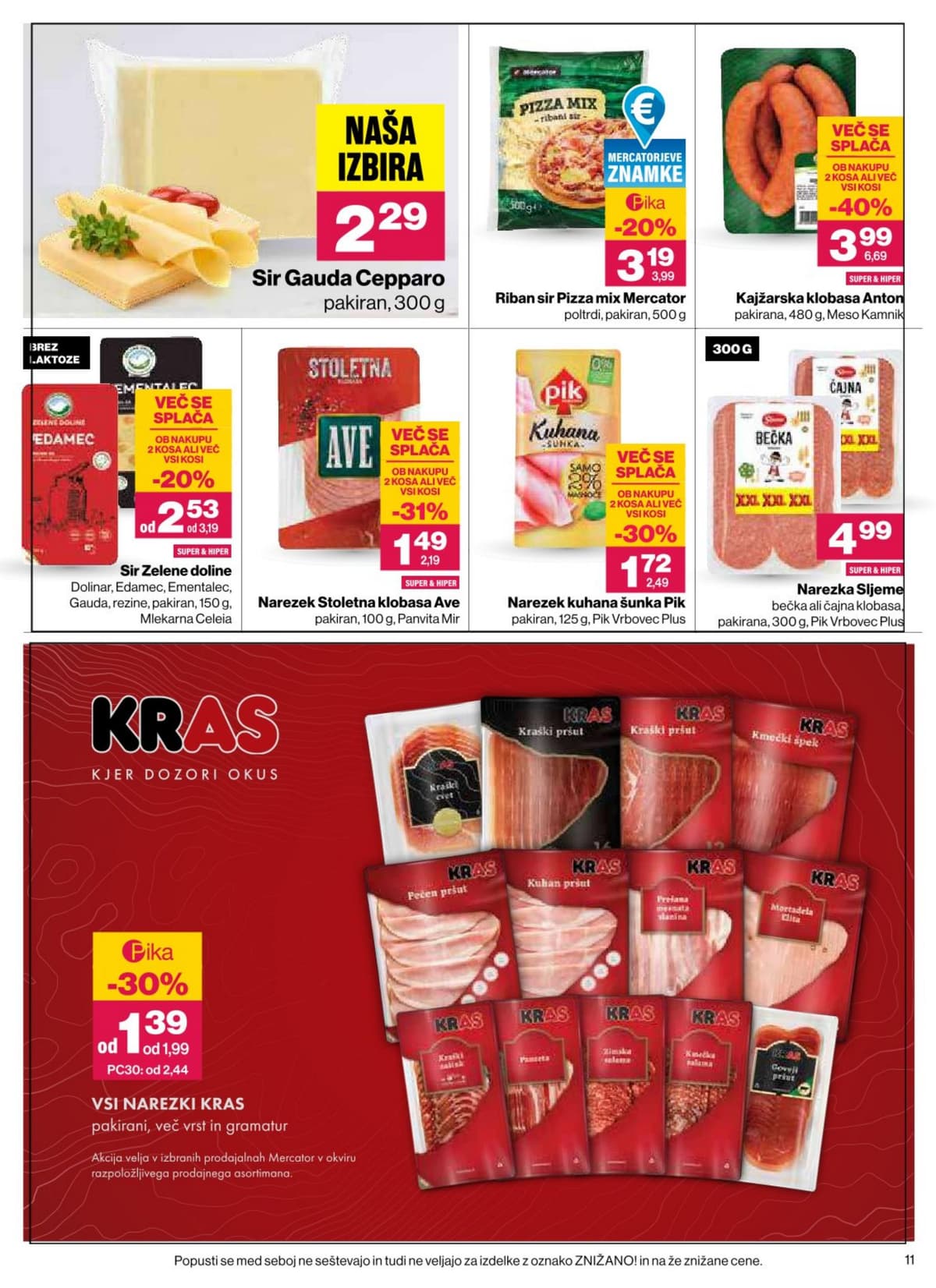 Stran 11. Mercator kataloga - Akcijska Ponudba od 09.09.2026.