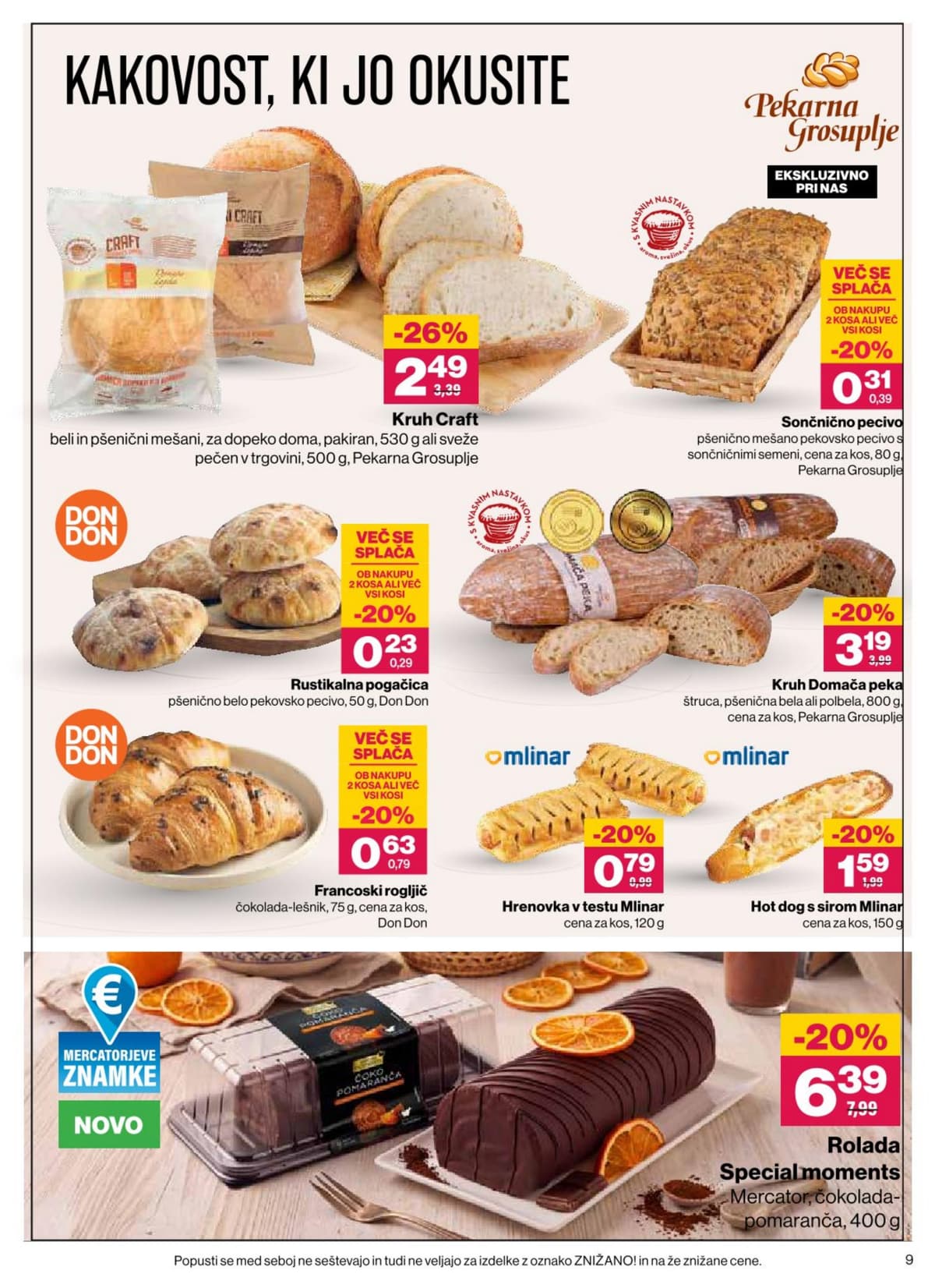 Stran 9. Mercator kataloga - Akcijska Ponudba od 09.09.2026.