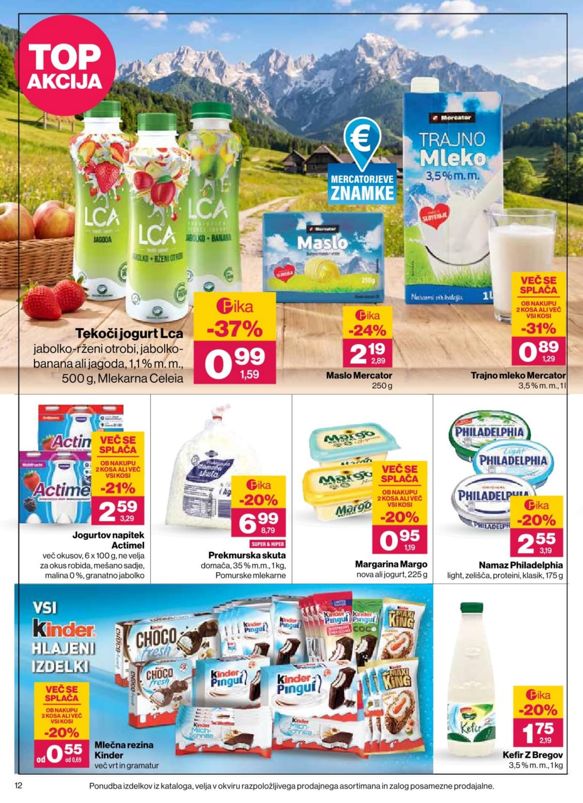 Stran 12. Mercator kataloga - Akcijska Ponudba od 09.09.2026.