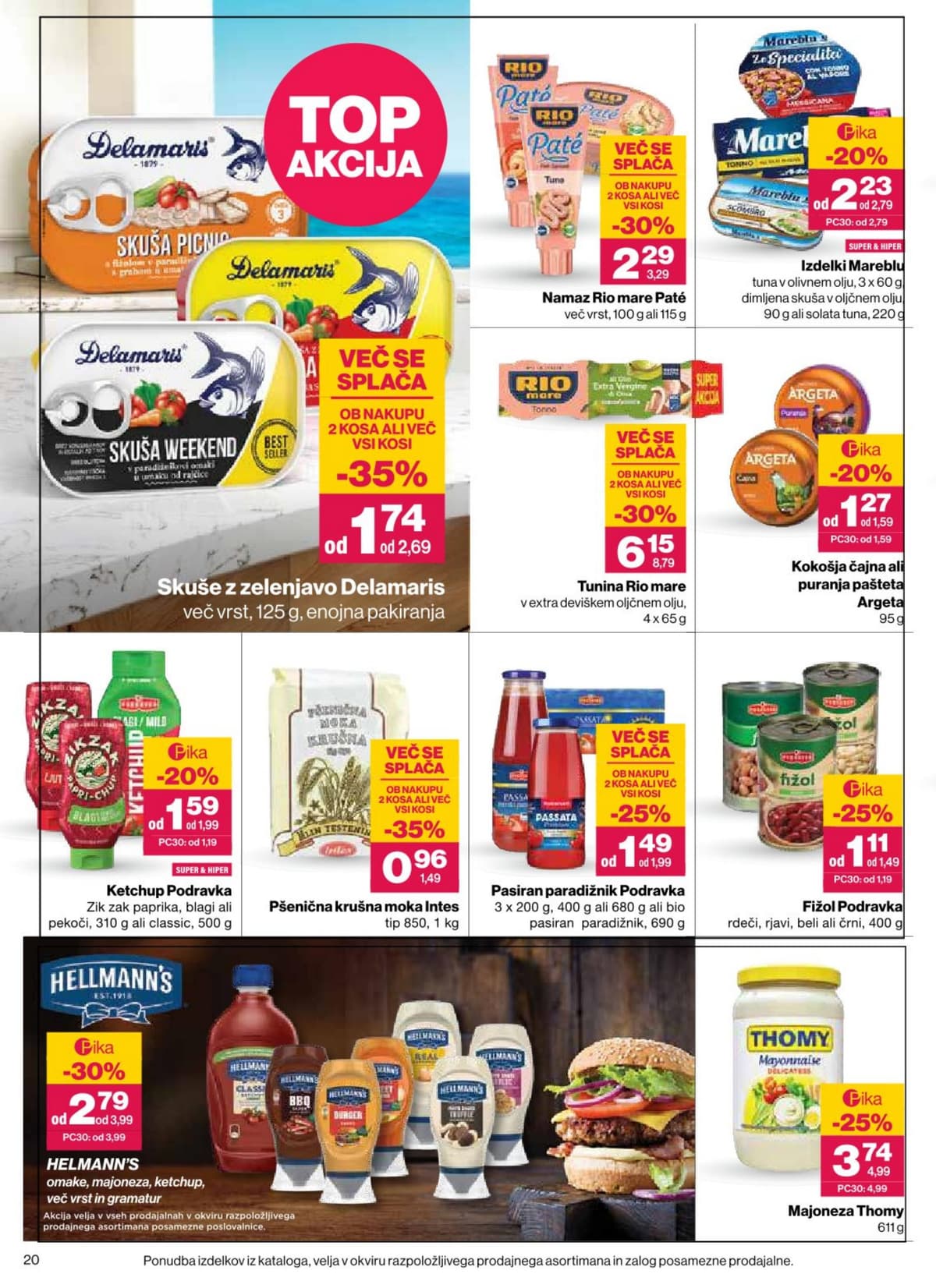 Stran 20. Mercator kataloga - Akcijska Ponudba od 09.09.2026.