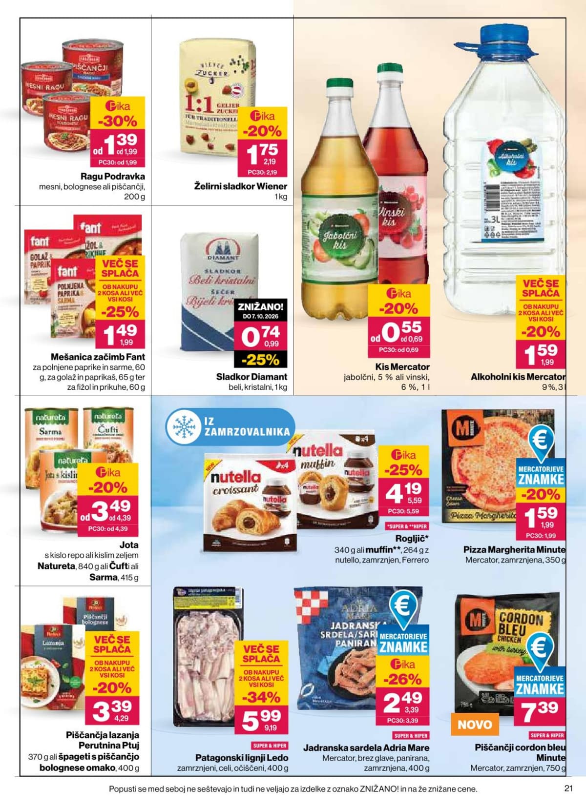 Stran 21. Mercator kataloga - Akcijska Ponudba od 09.09.2026.