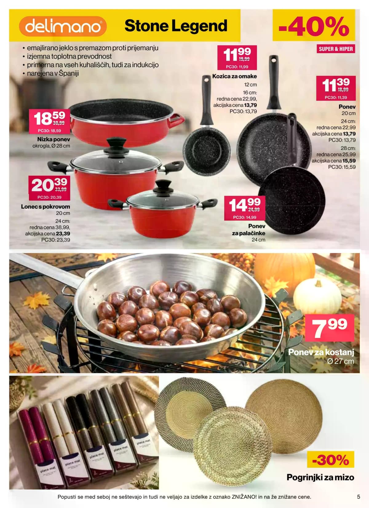 Stran 5. Mercator kataloga - Topla in barvita jesen
